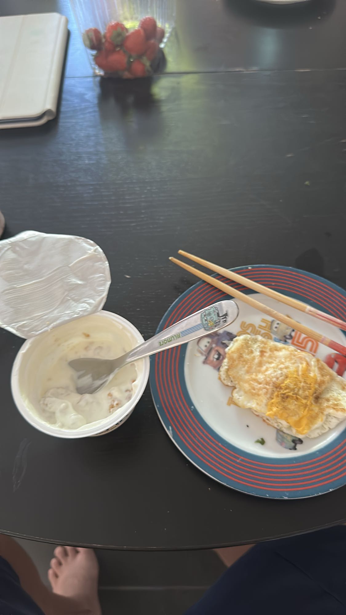 Spiegelei mit Joghurt