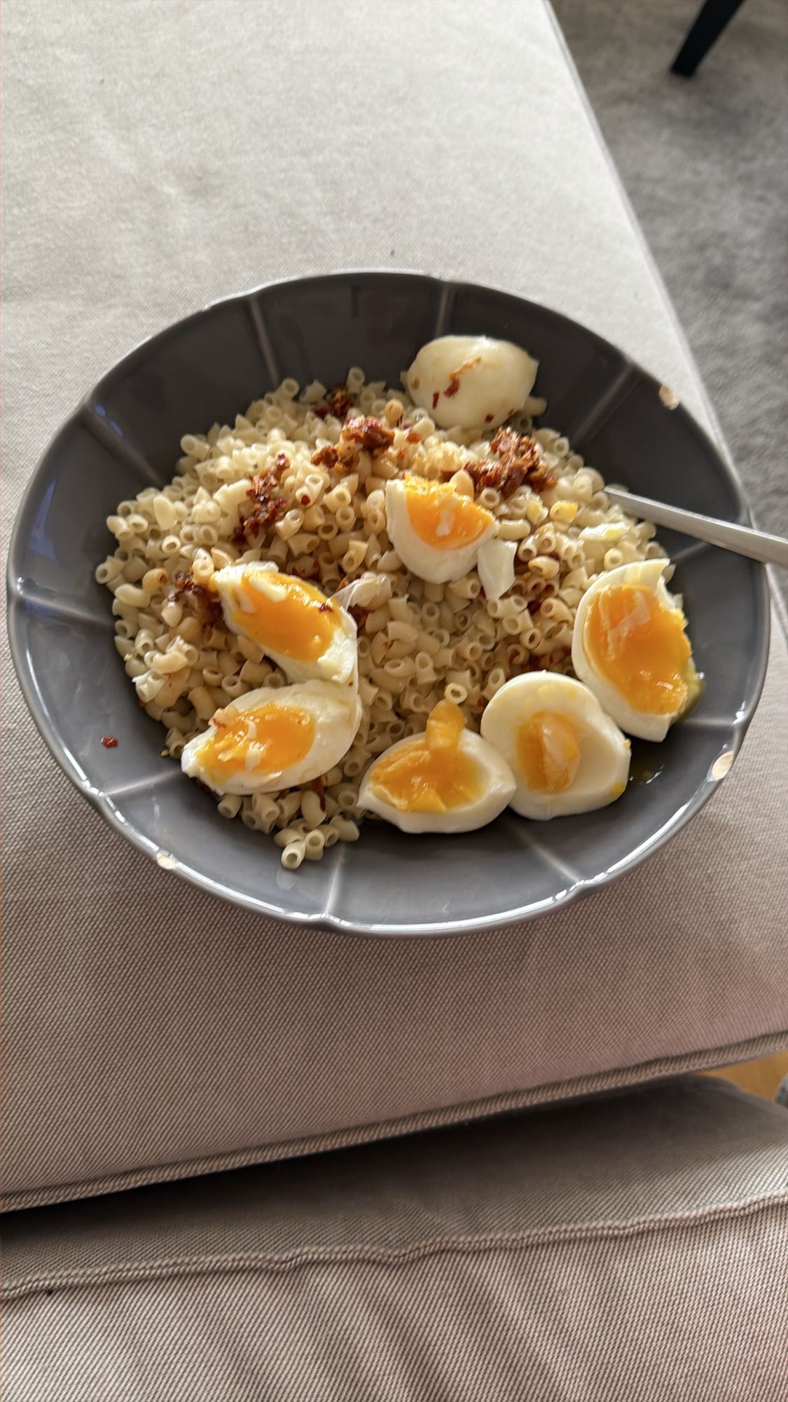 Pasta med ägg