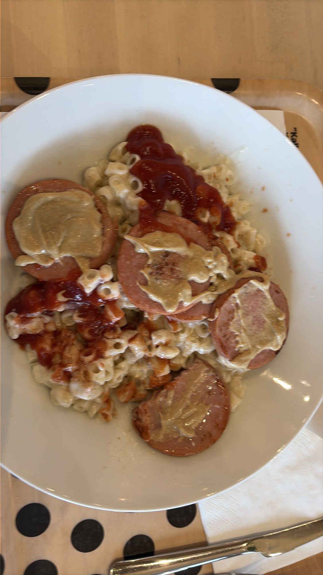 Makaron med korv
