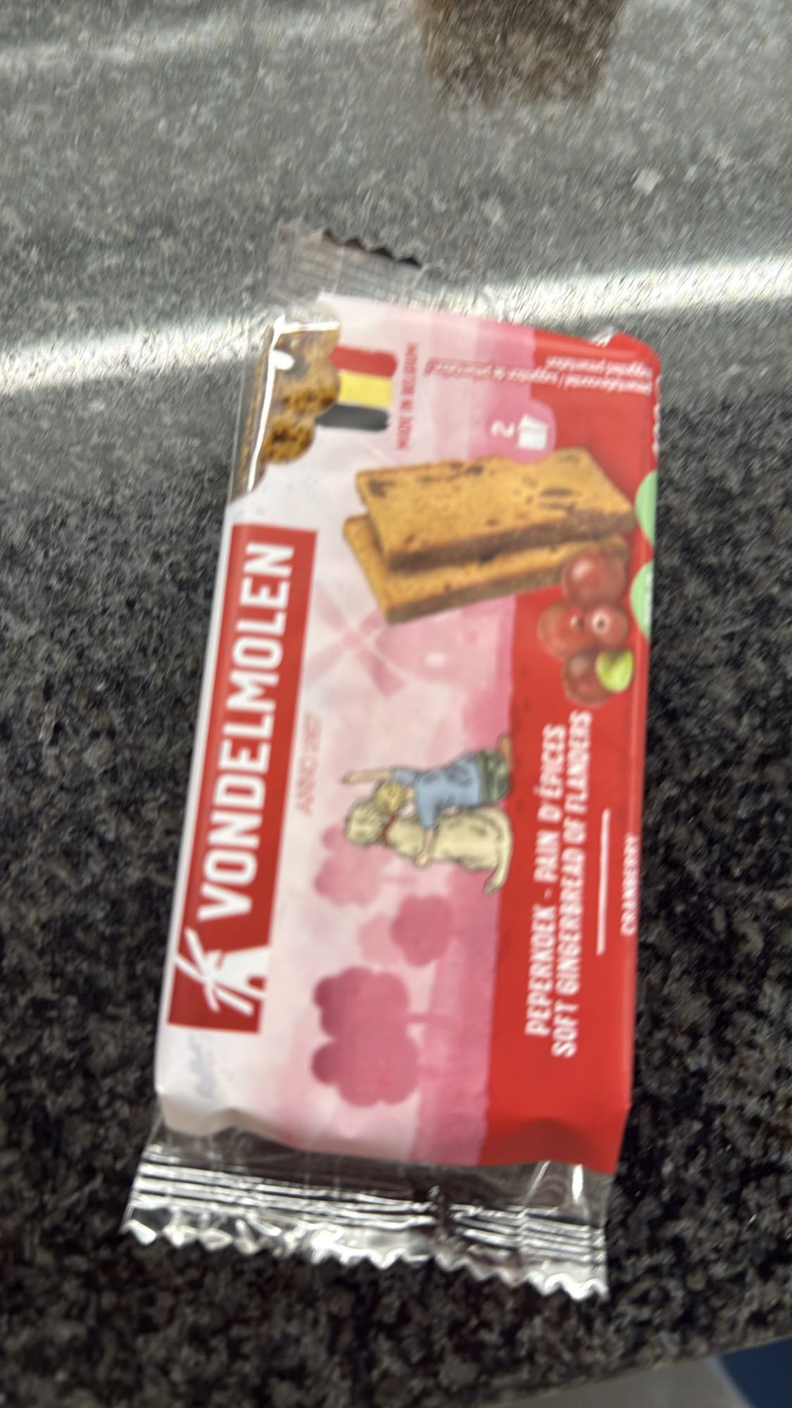 Peperkoek met fruitvulling