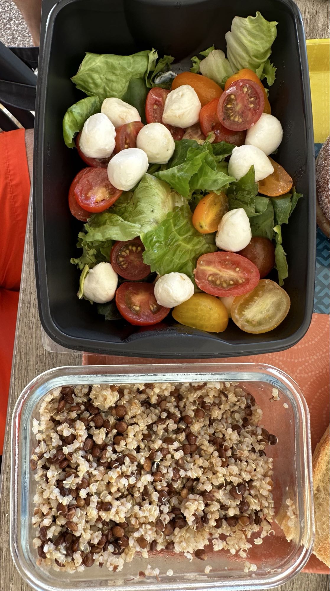 Salade quinoa lentilles