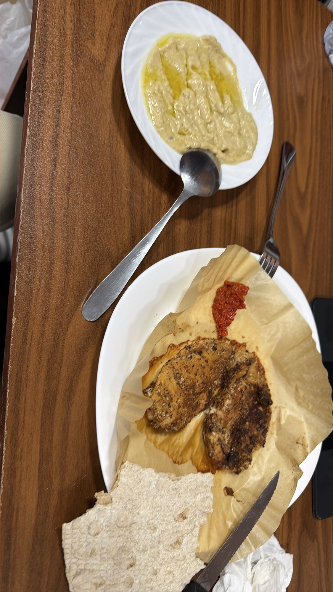 Grilled Chicken Hummus