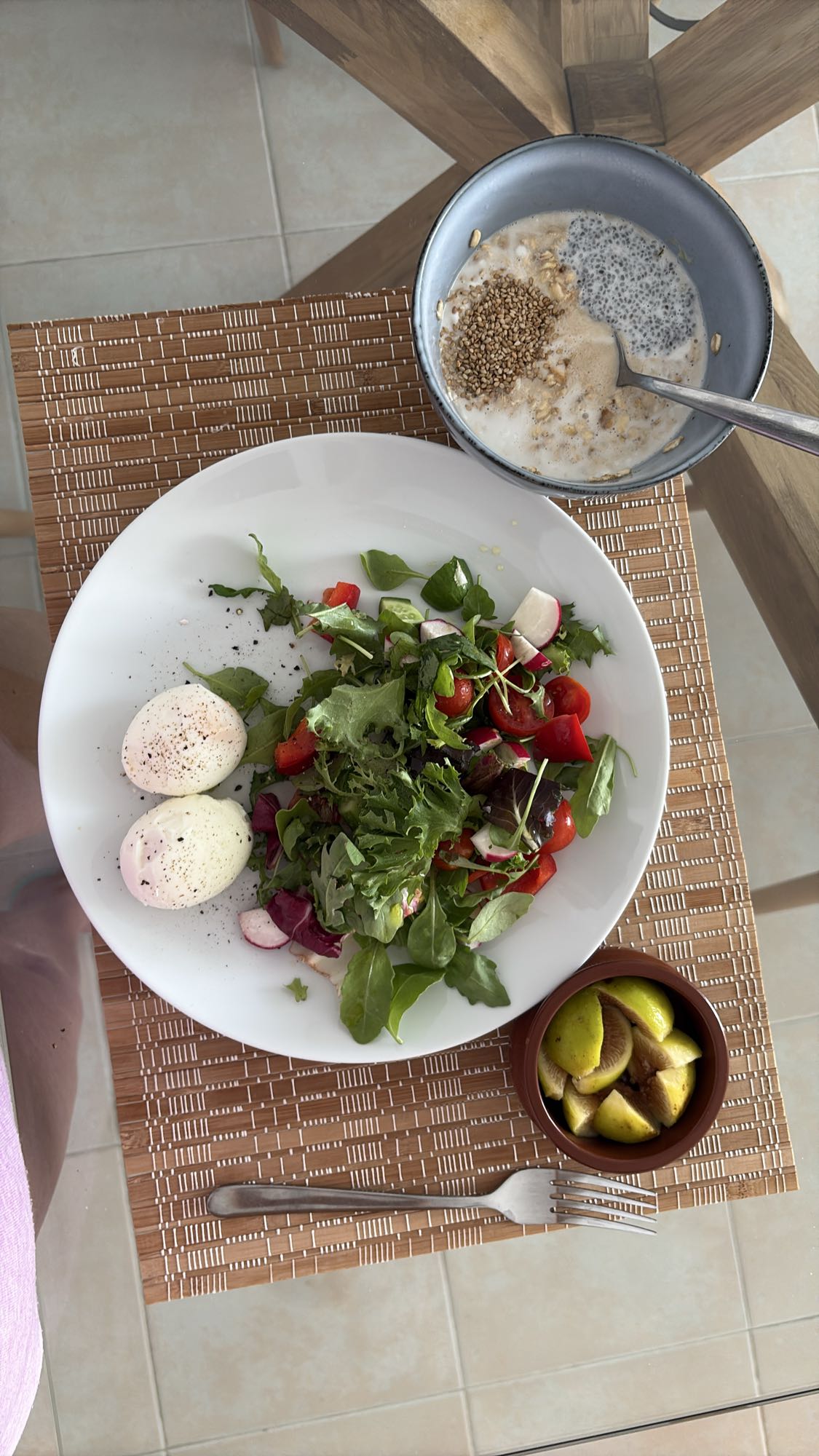 Egg Salad Oat Bowl