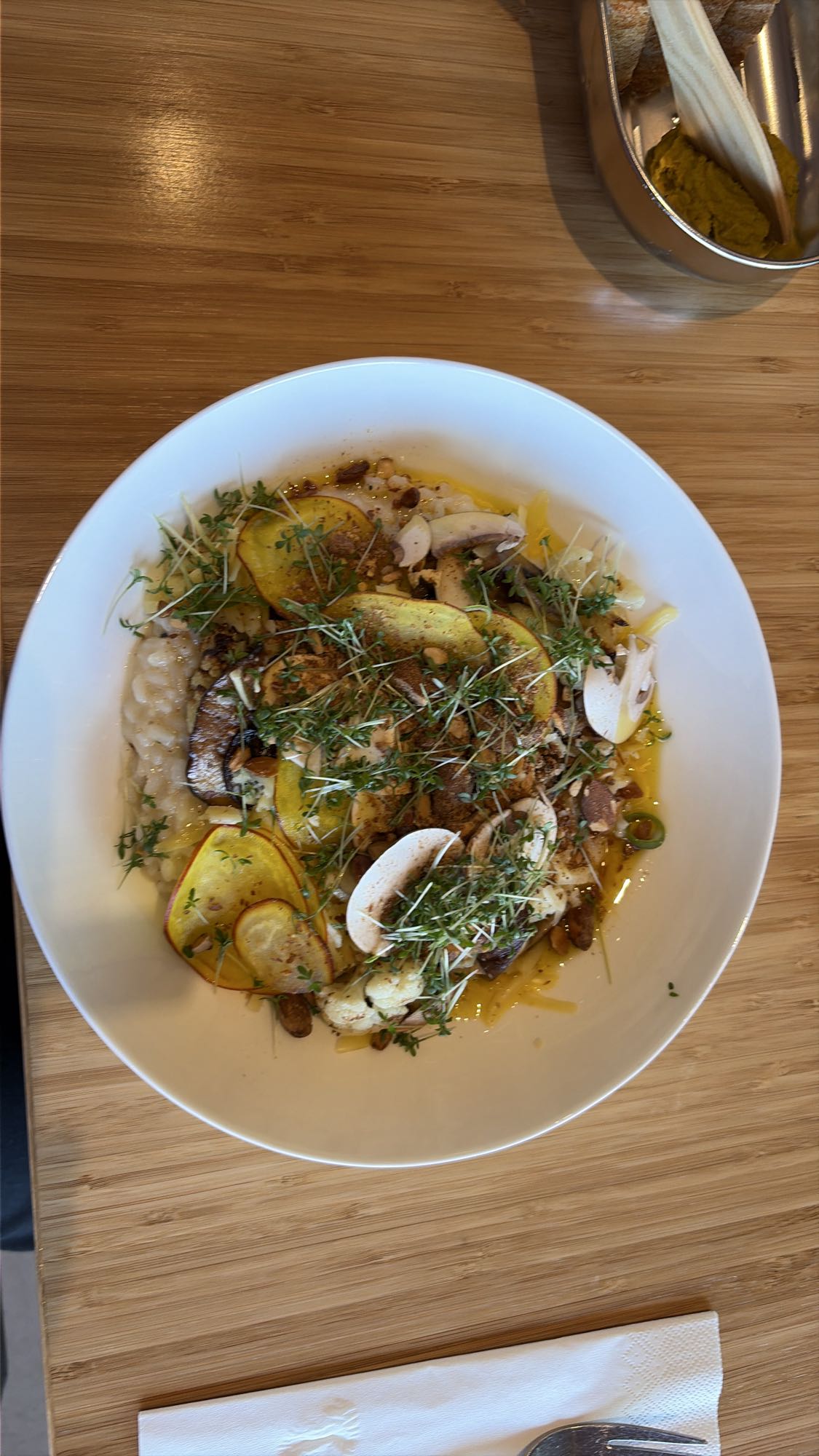 Krämig svamprisotto