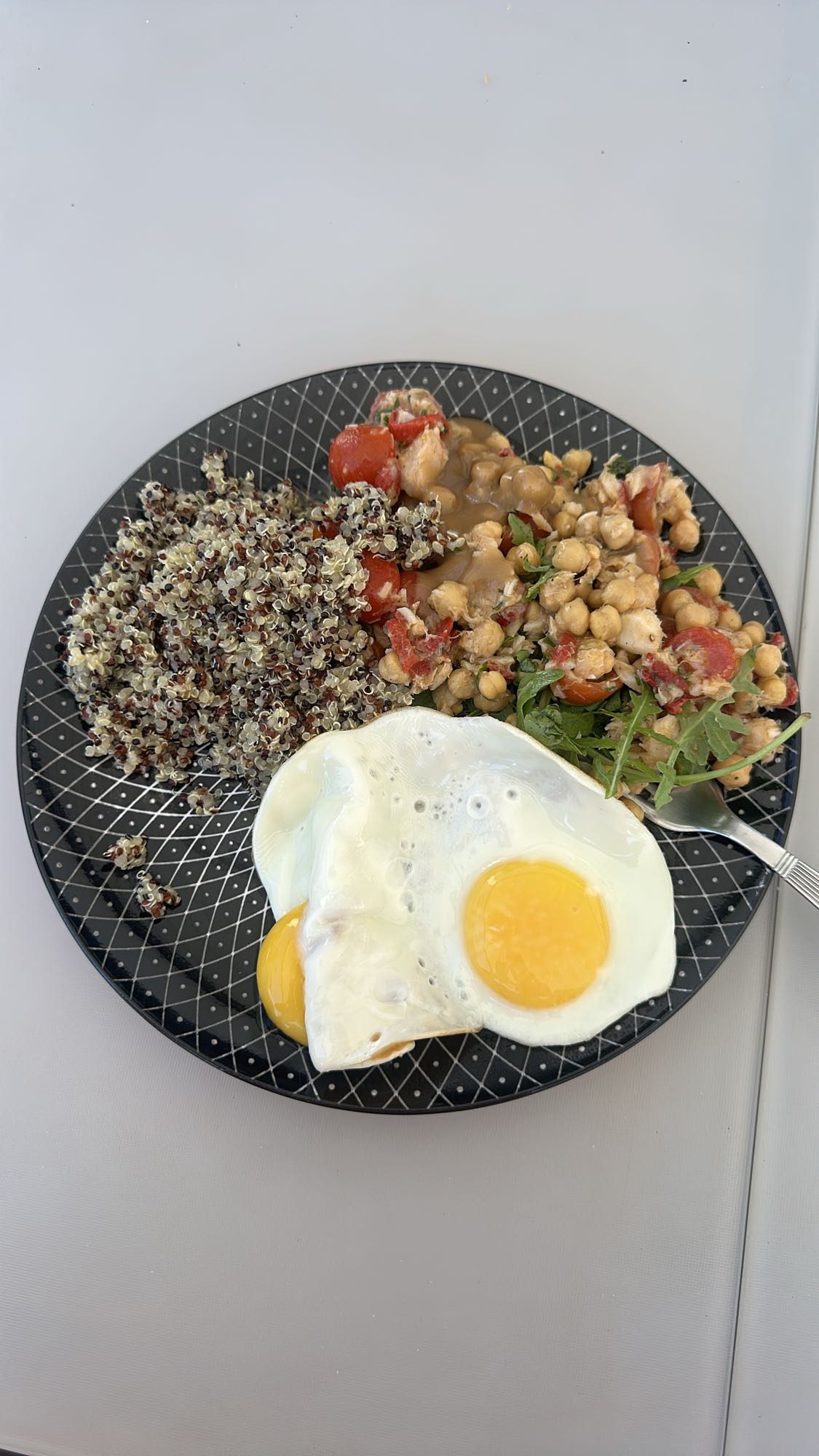 Salade pois chiches quinoa