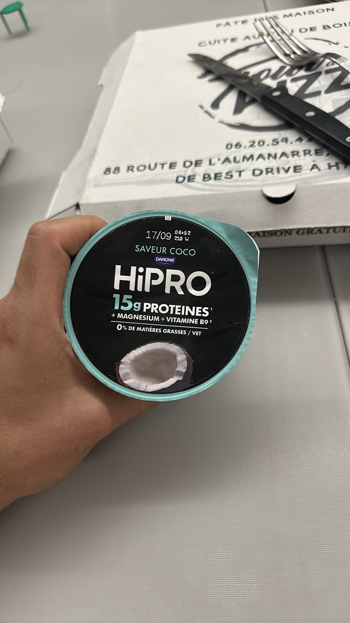 Yaourt coco protéiné