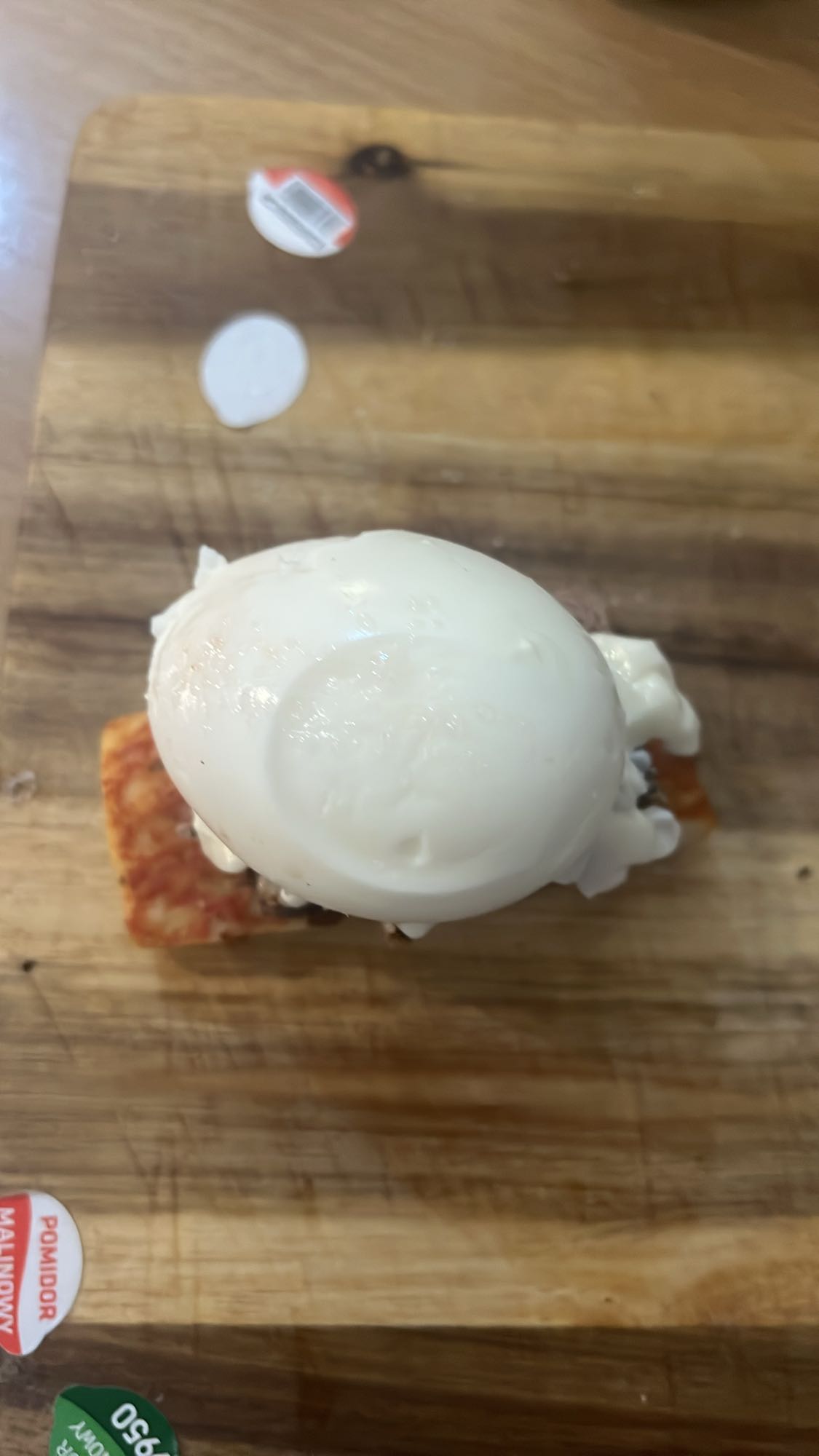 Jajko na mini pizzy