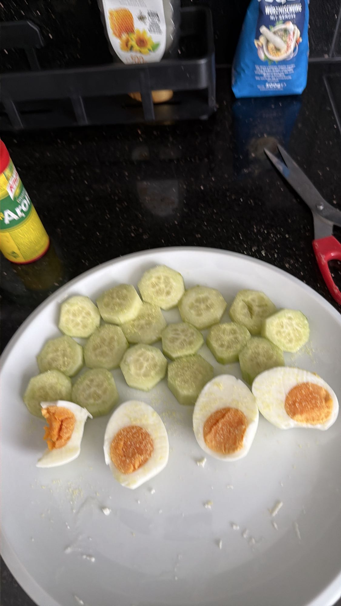 Gurke mit Ei