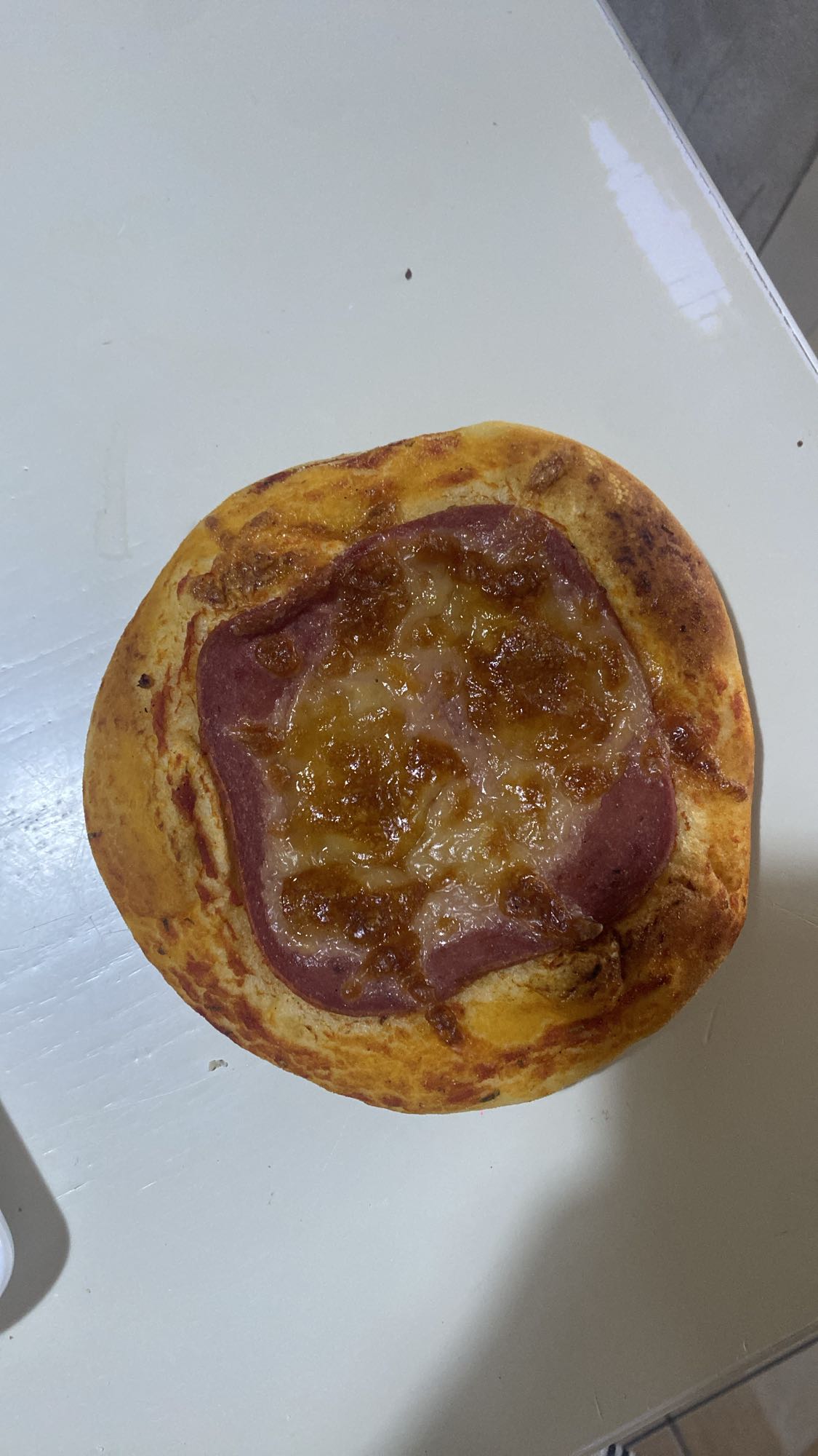 Mini Ham Cheese Pizza