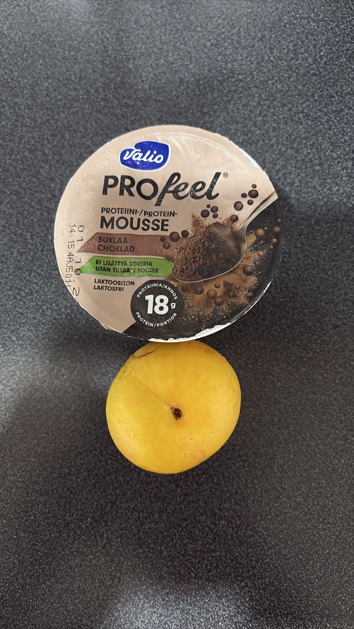 Proteinpudding med plomme