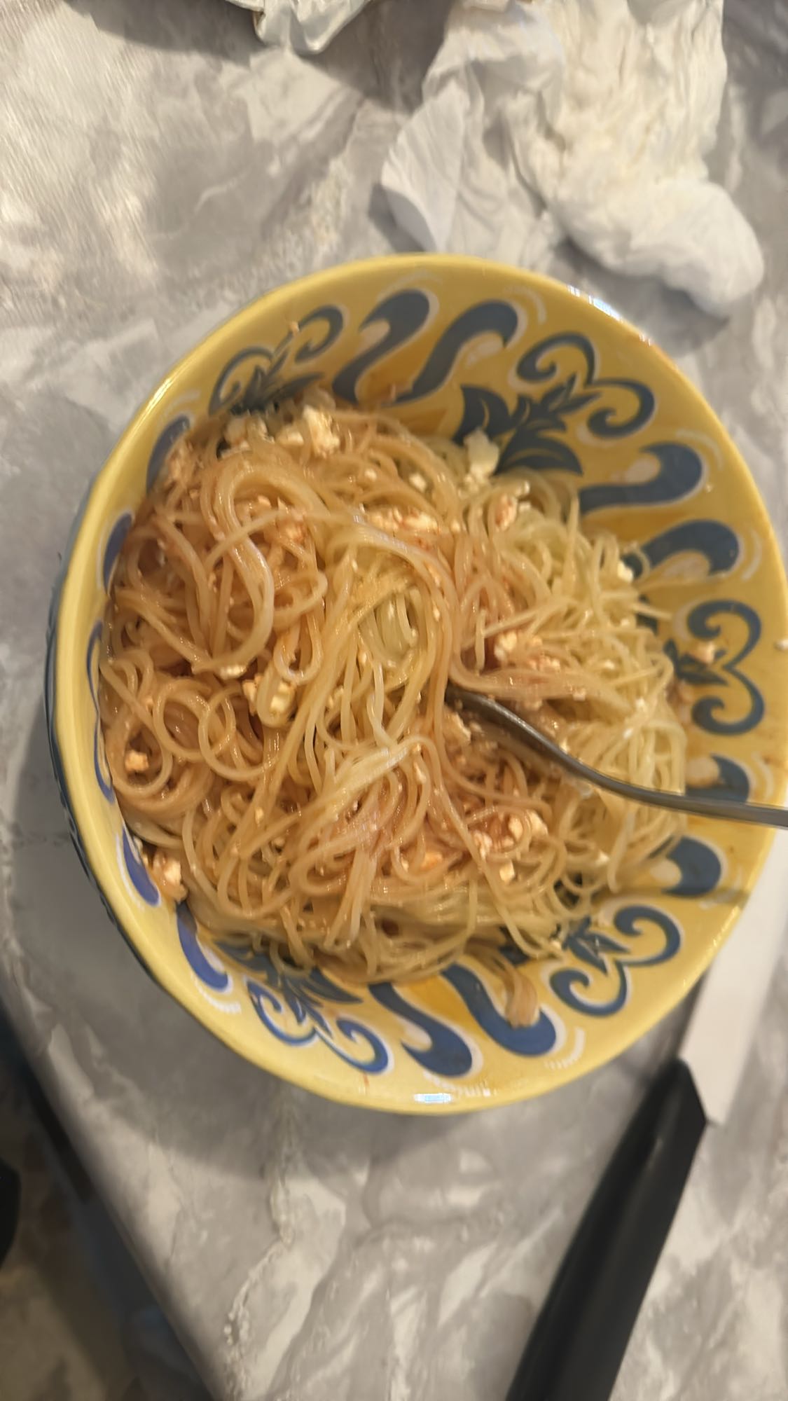 Garlic Egg Spaghetti