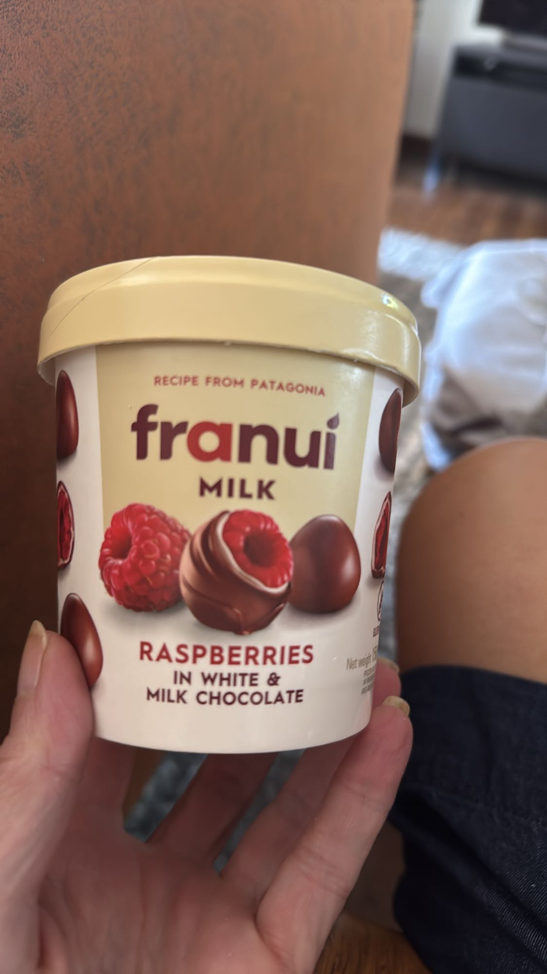 Frambozen chocolade snack