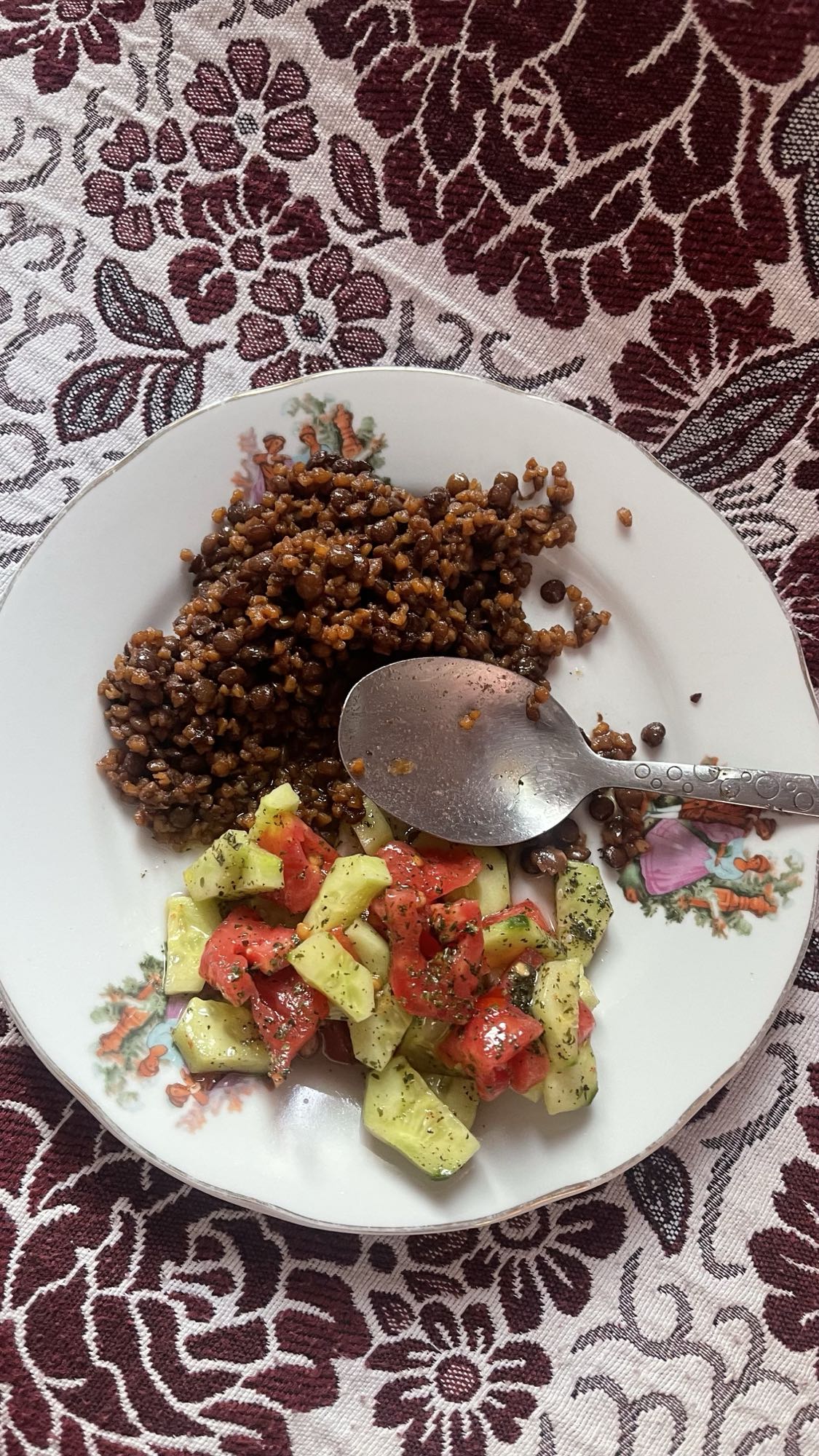Lentils Bulgur Salad