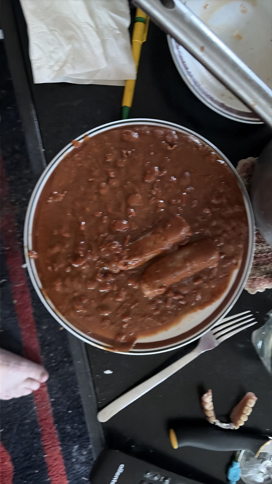 Korv med böngryta