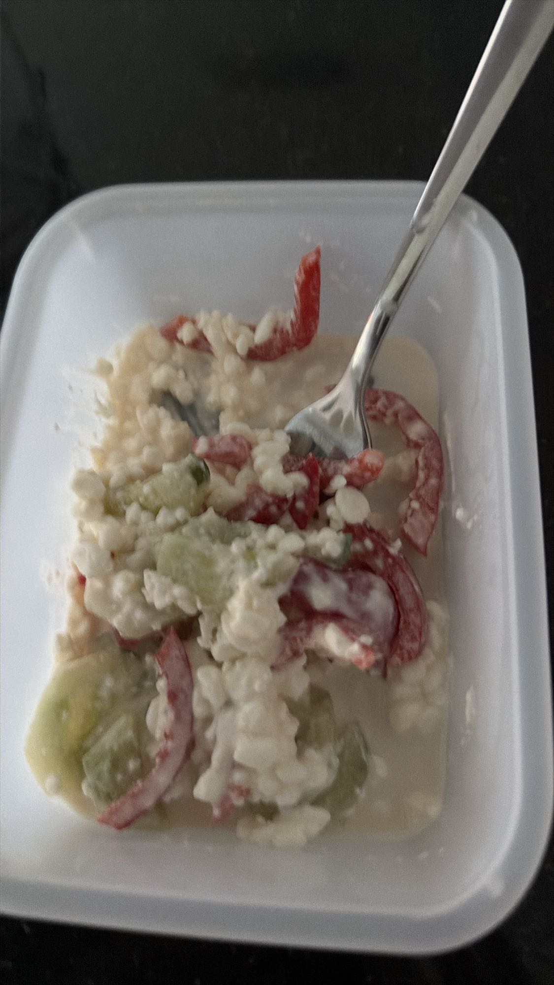 Hüttenkäse-Salat