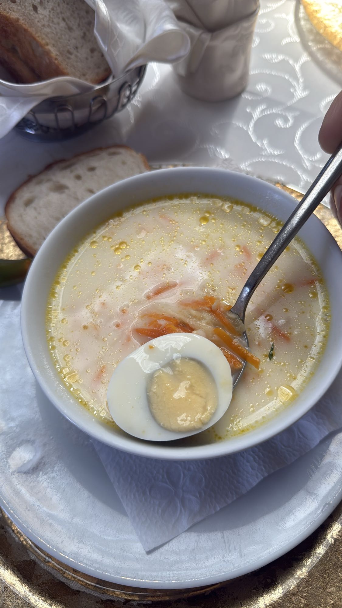 Creamy Egg Soup