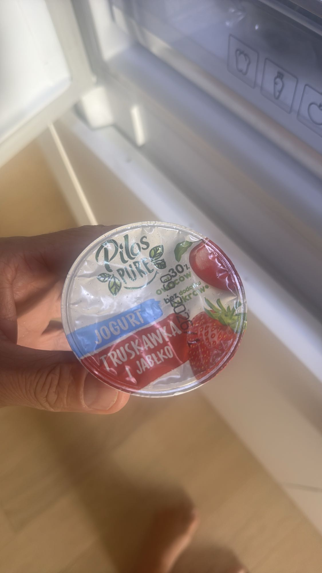 Jogurt truskawka jabłko