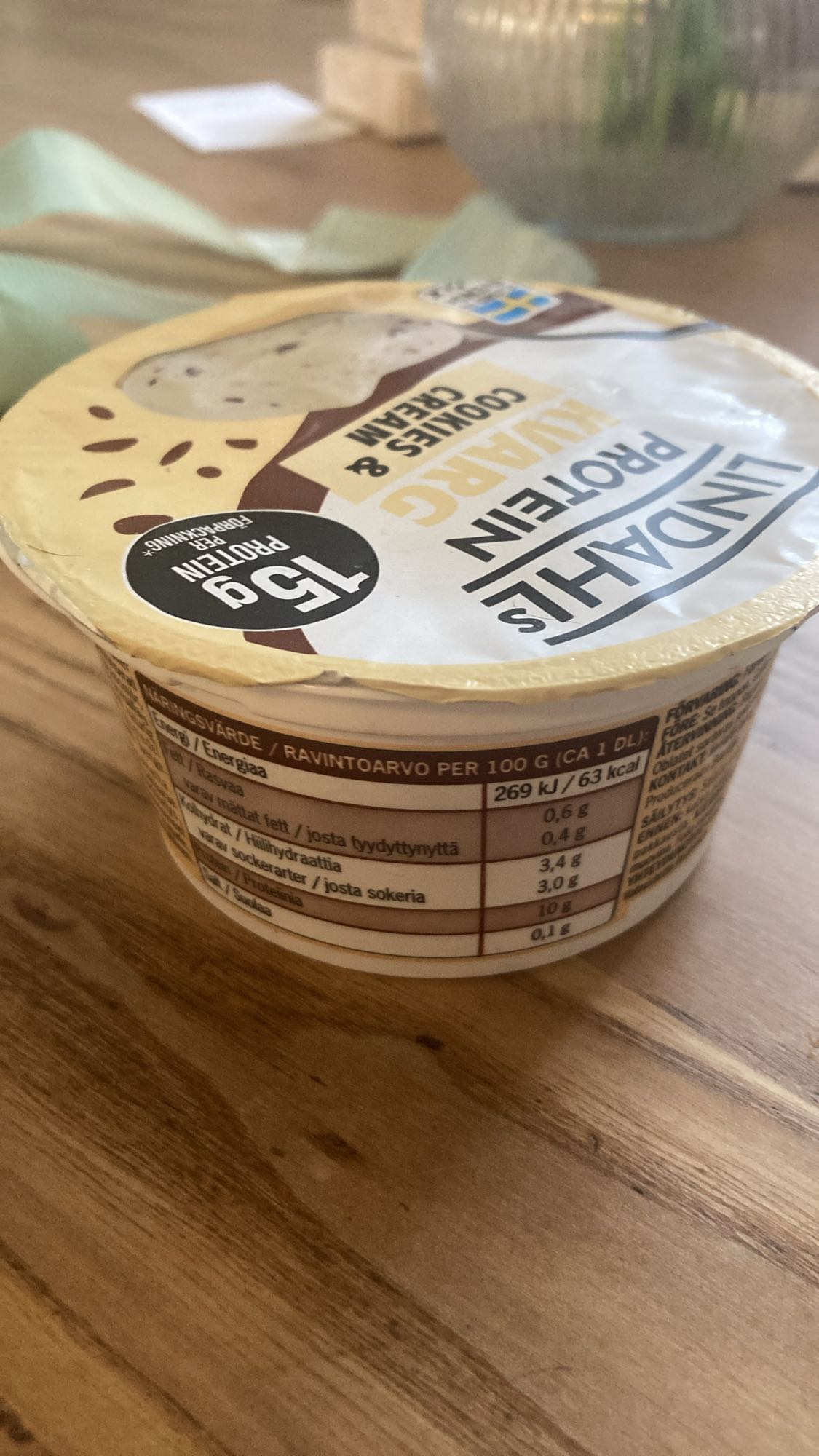 Kvarg cookies cream