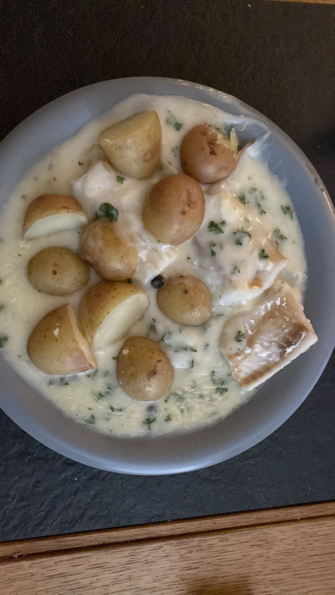 Fiskgryta med potatis