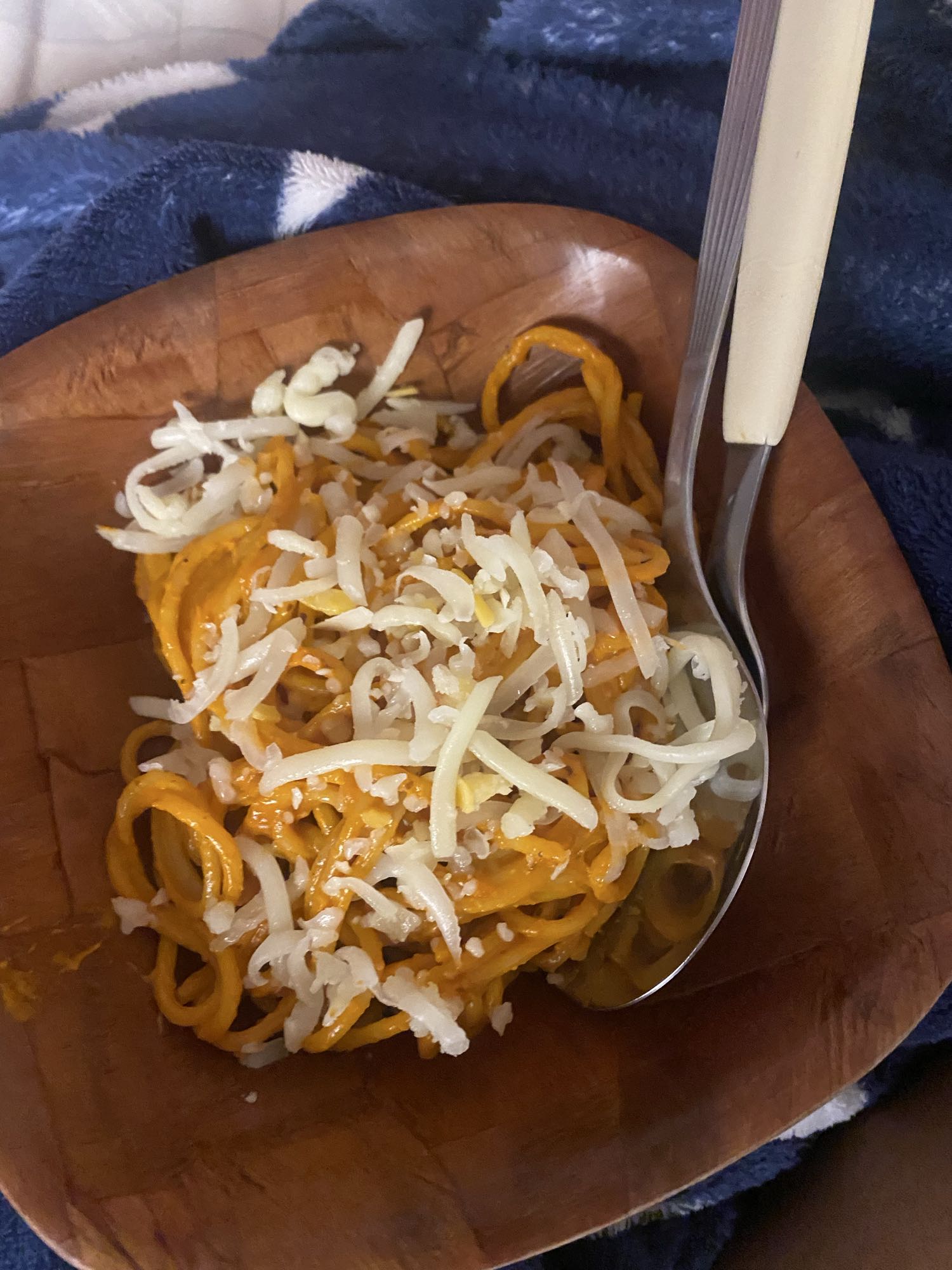 Cheesy Red Sauce Pasta