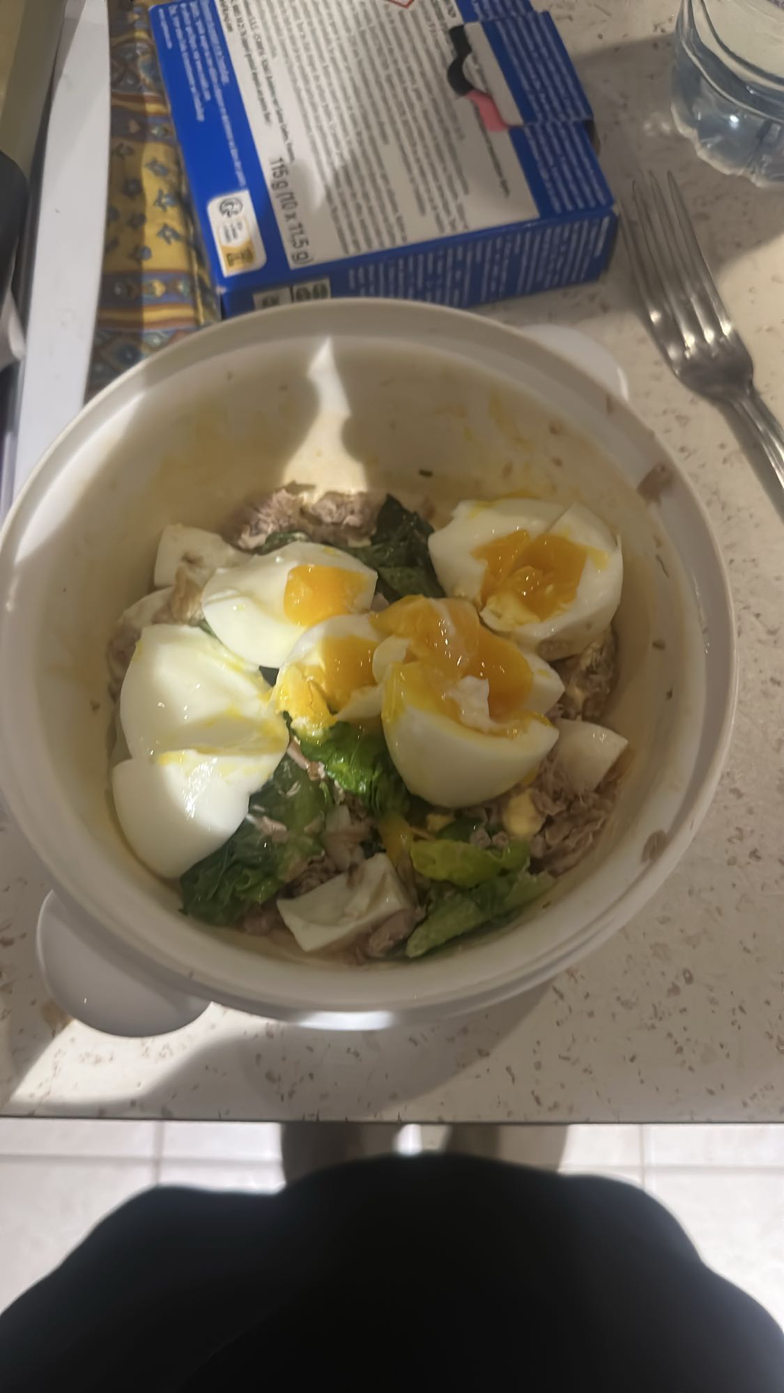 Salade thon et oeufs