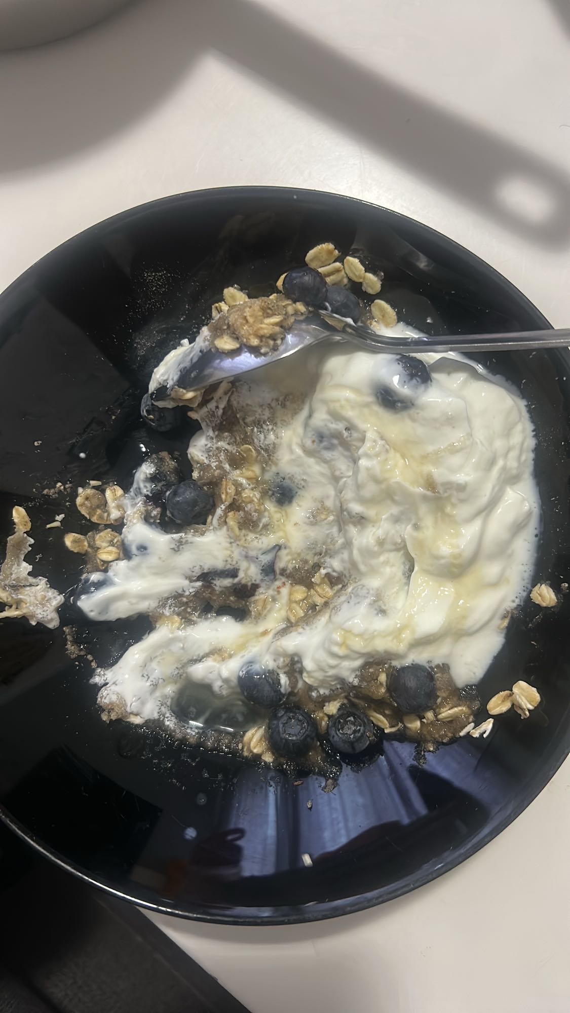 Joghurt mit Blaubeeren