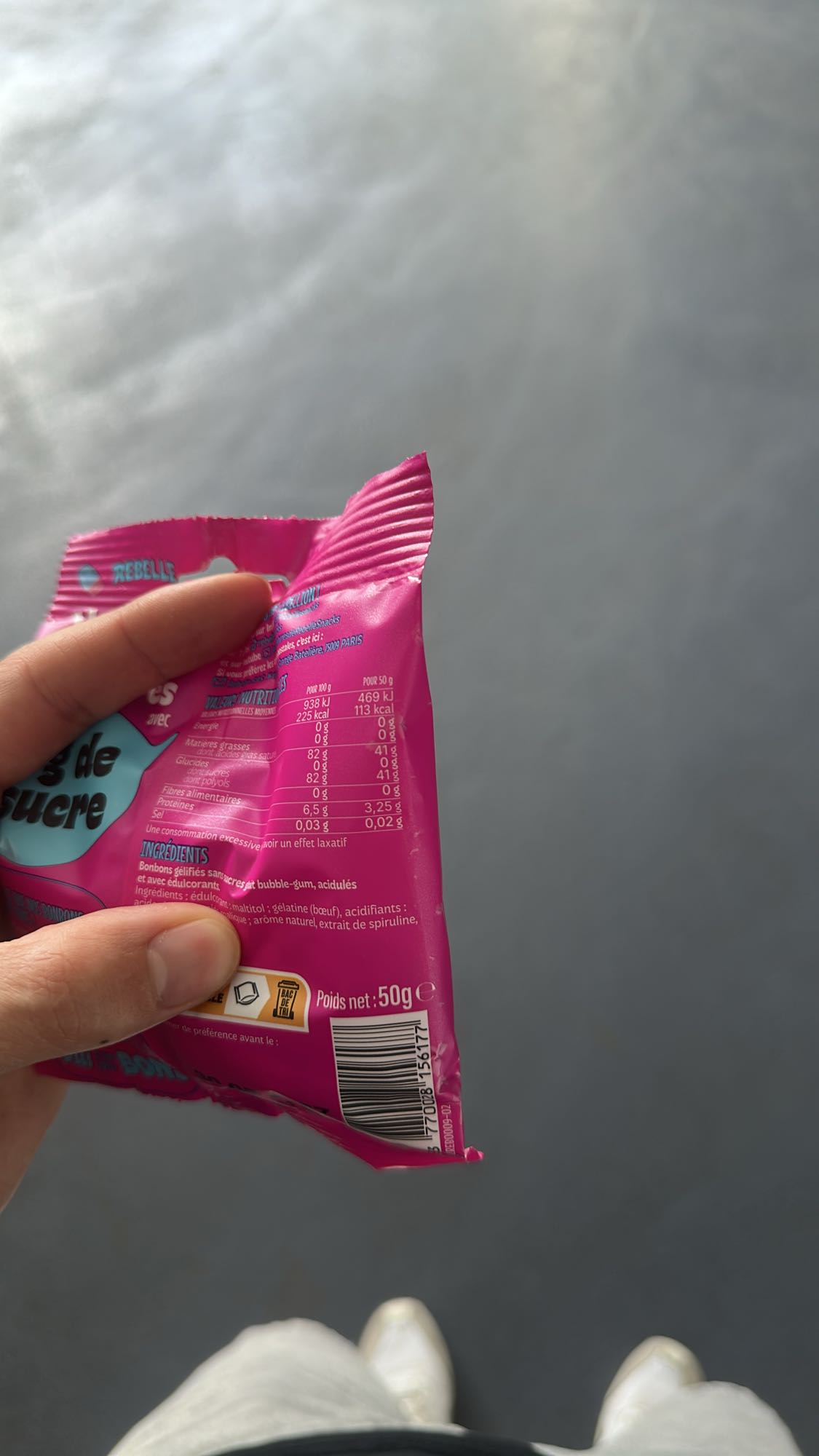 Bonbons gélifiés sans sucre