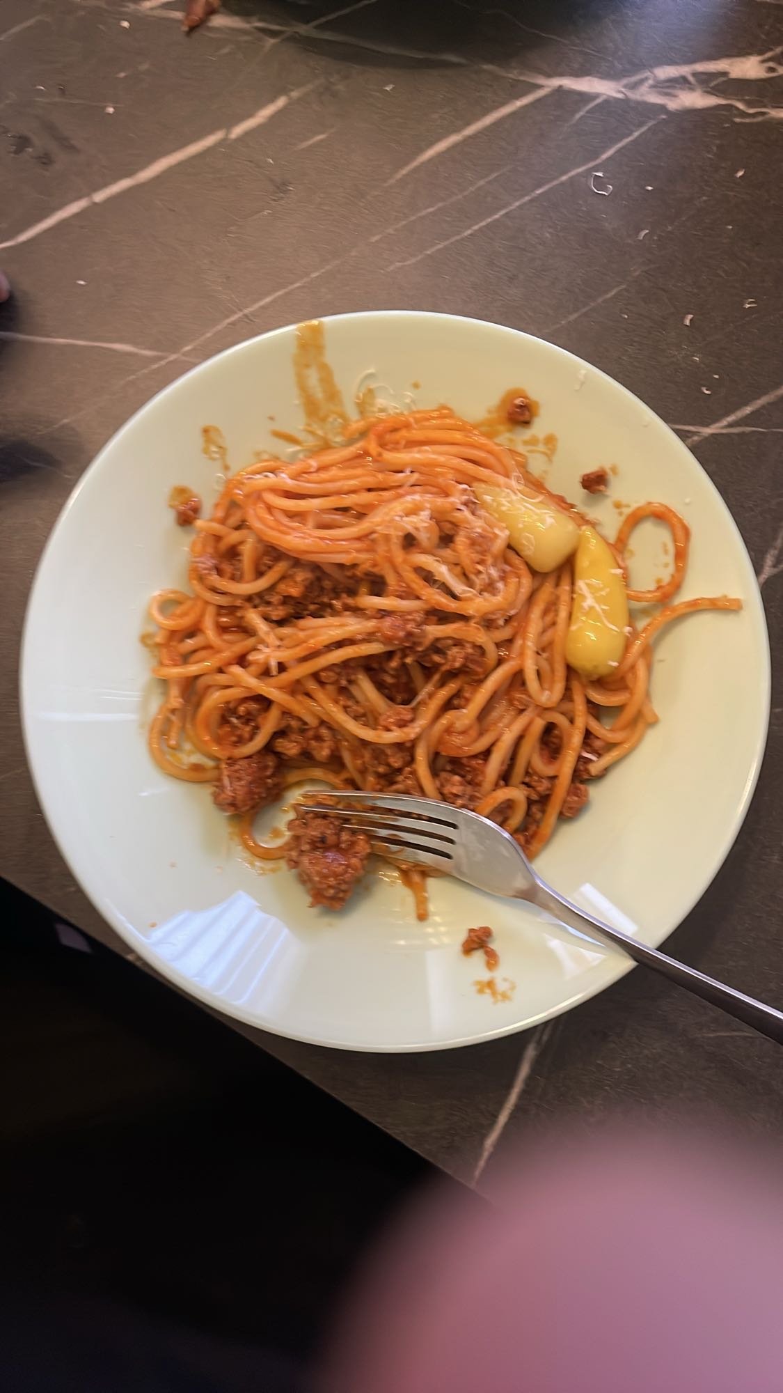 Spagetti med köttfärs