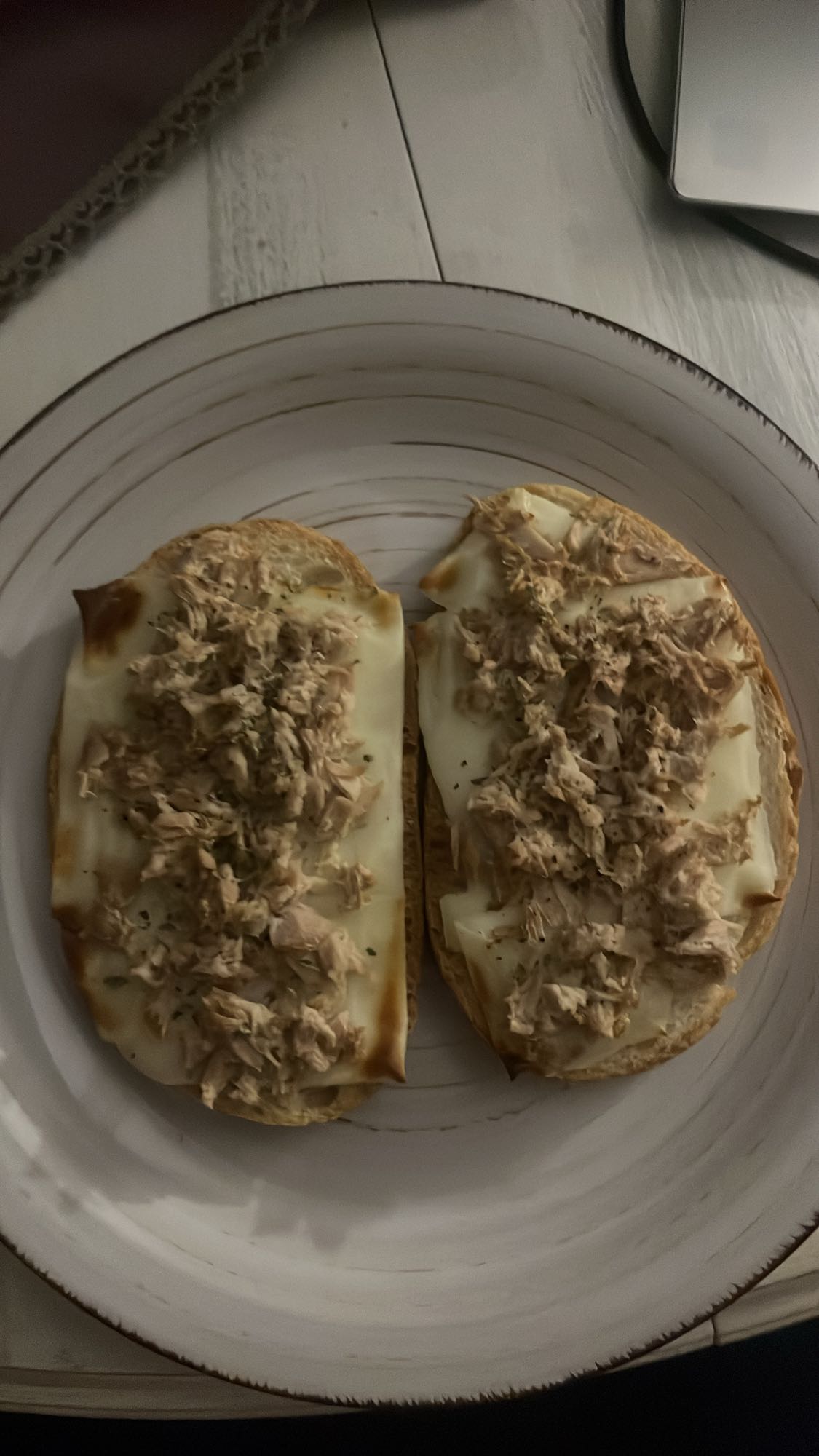 tostadas con atun