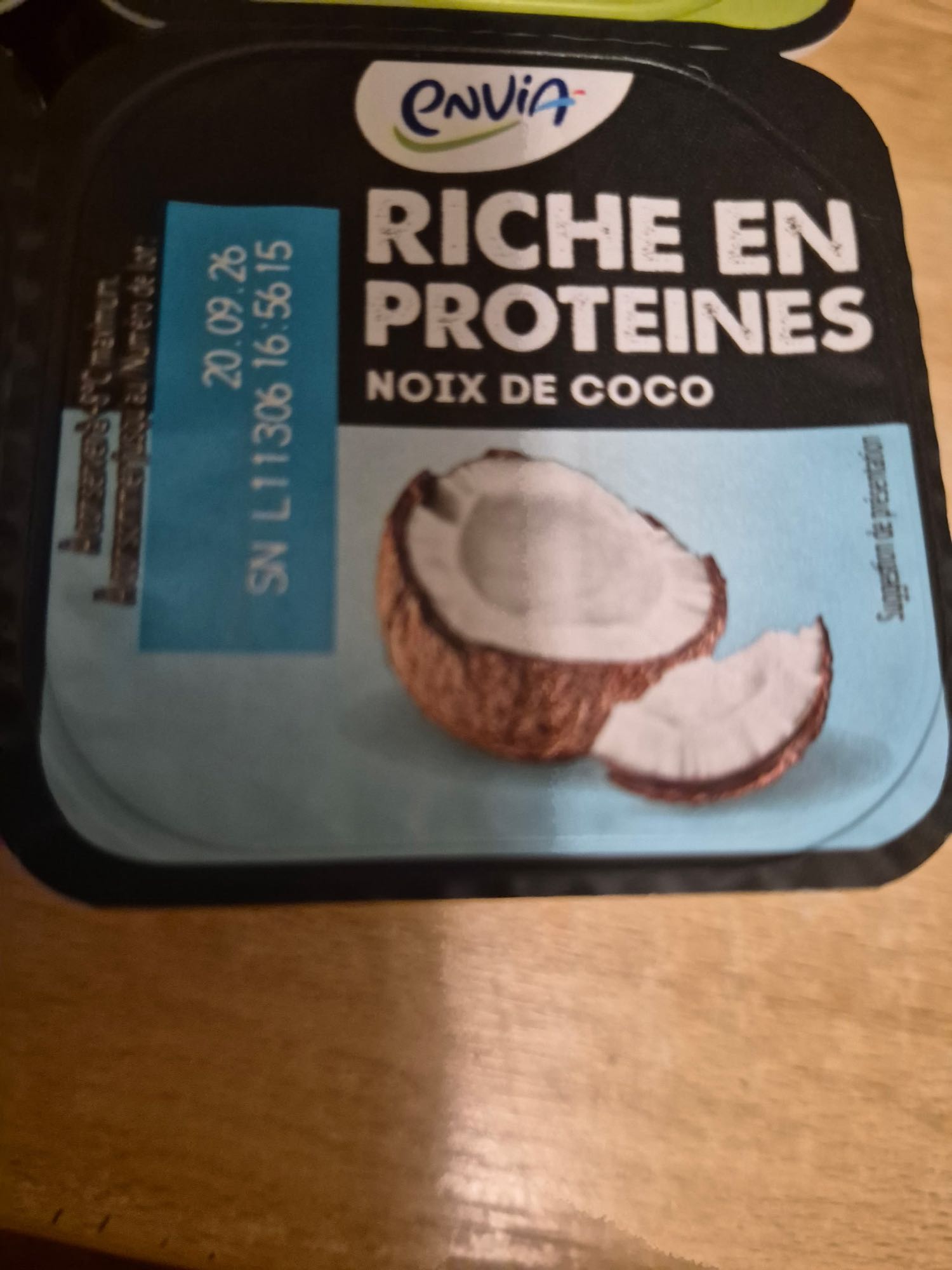 Yaourt coco protéiné