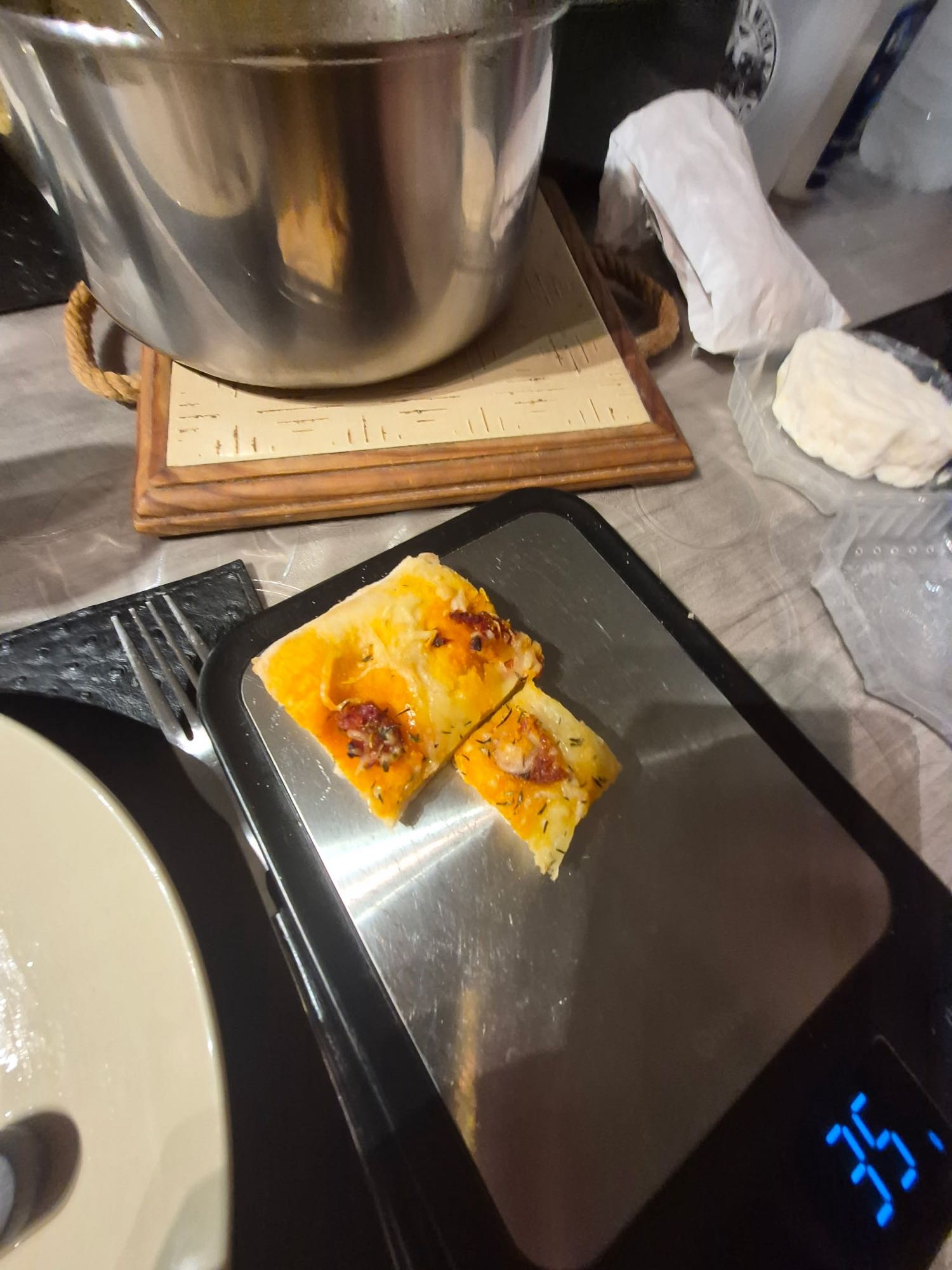 Part de pizza fromage
