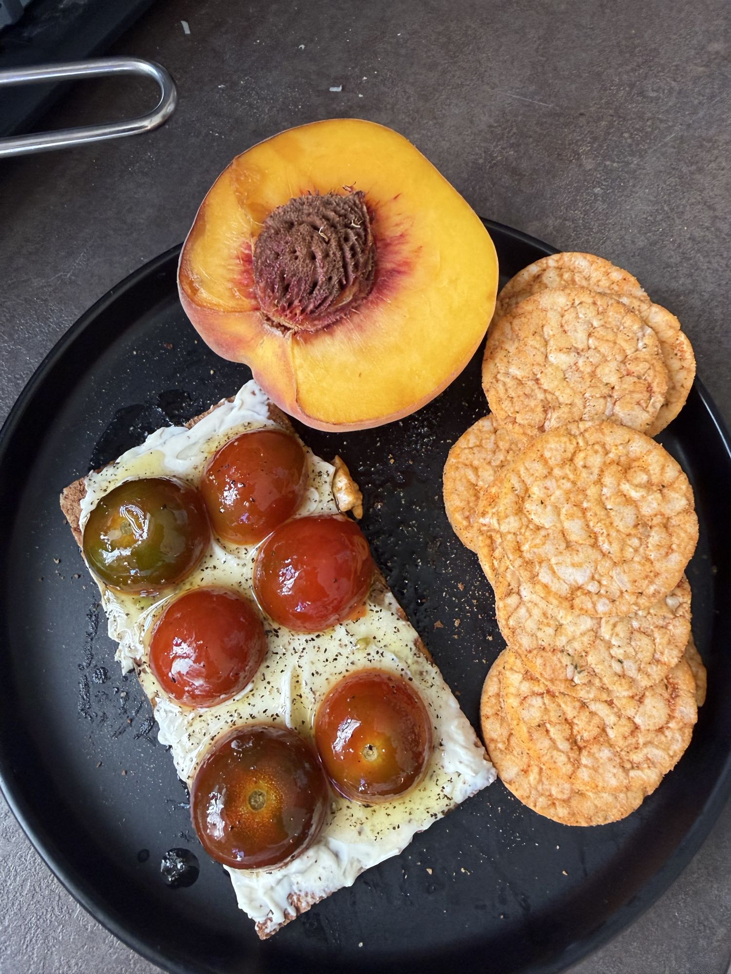 Peach Toast and Cakes