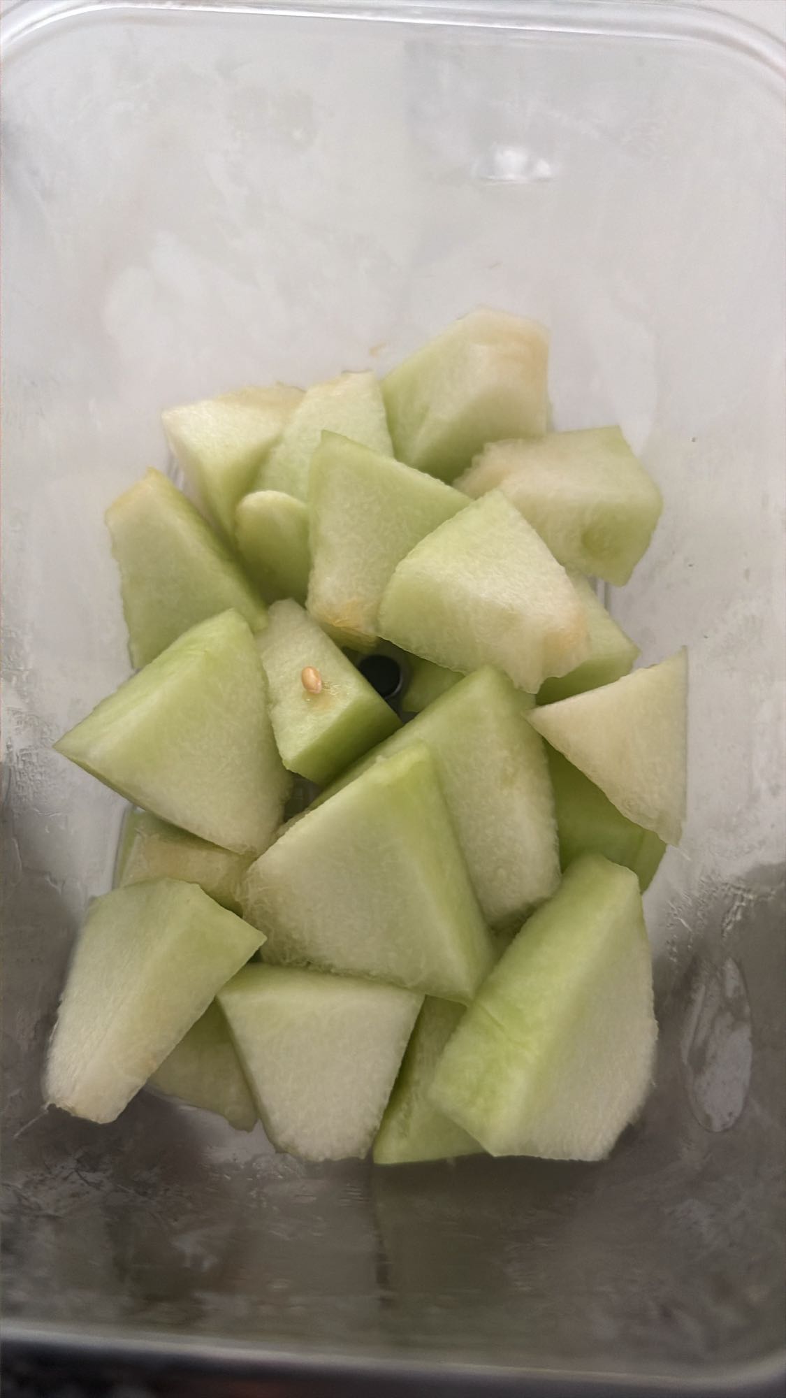 Honigmelonenstücke