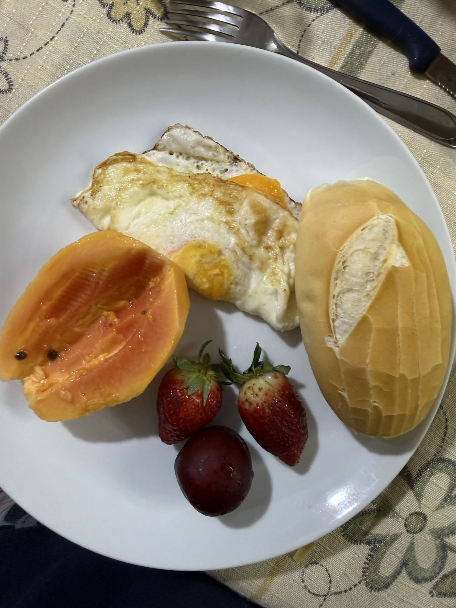 Café da manhã com frutas