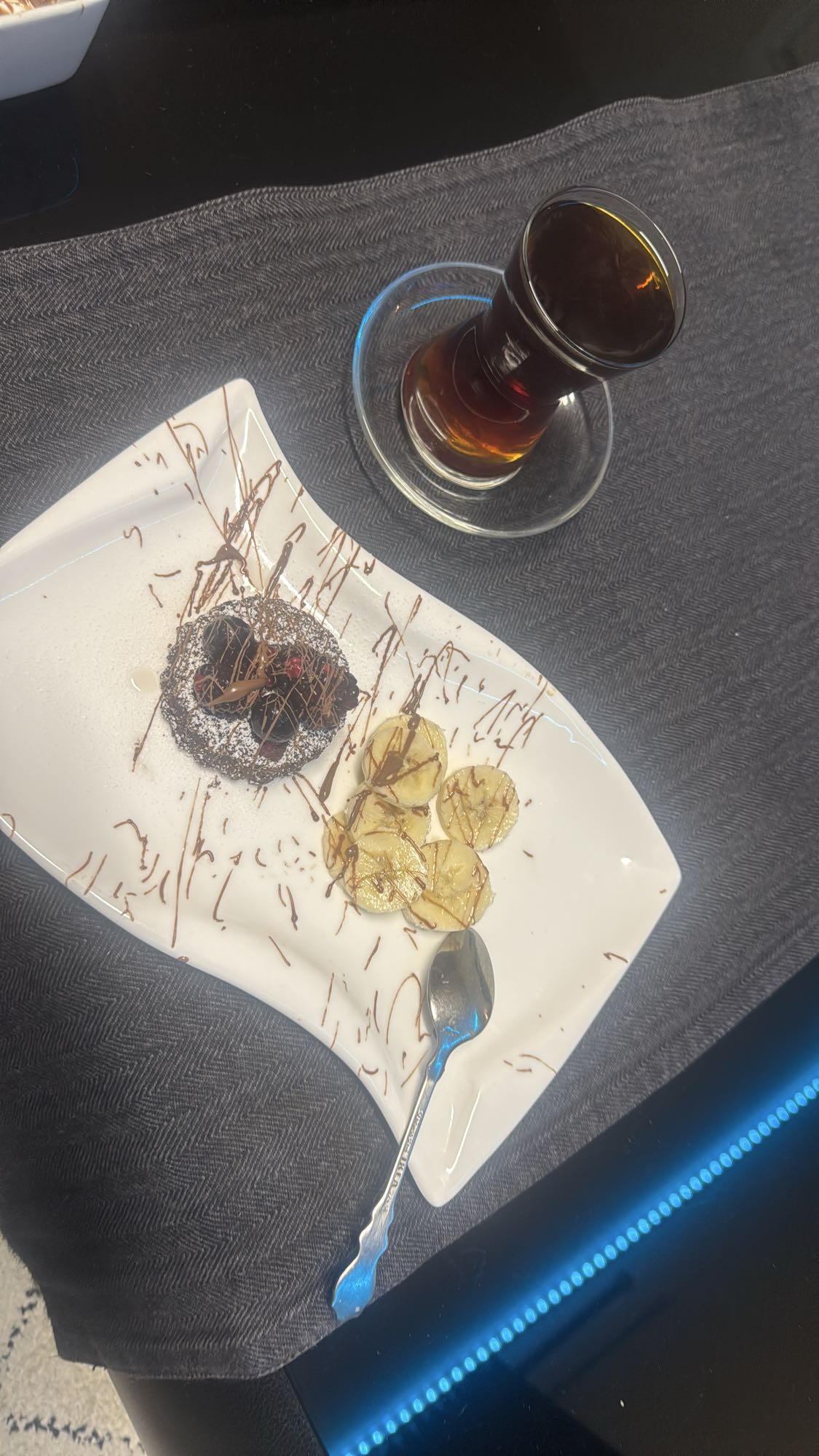 Chokladkaka med banan
