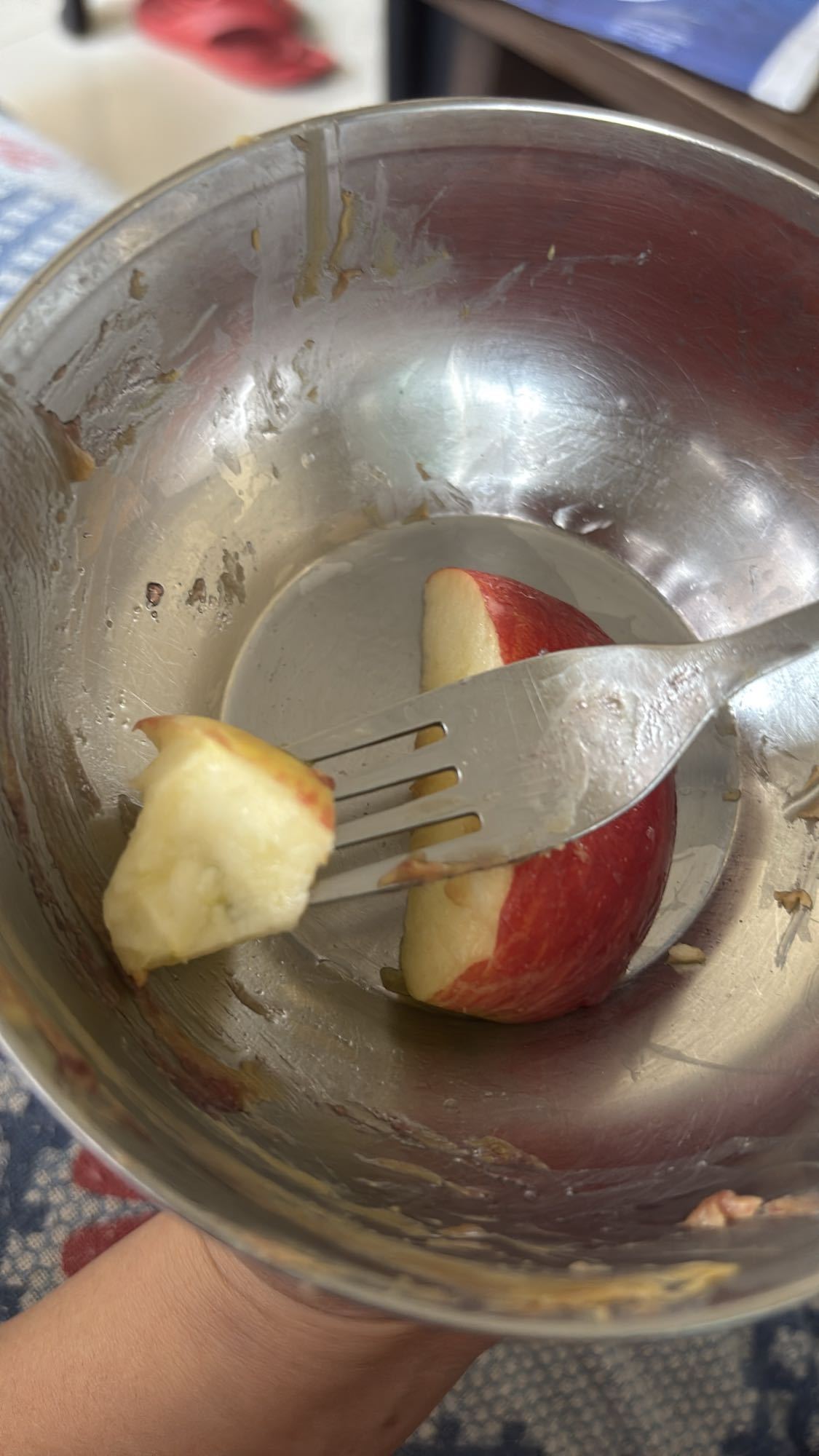 Full Apple with Peanut Butter