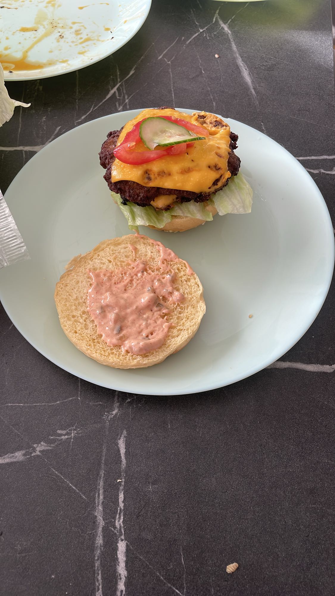 Dubbel cheeseburgare