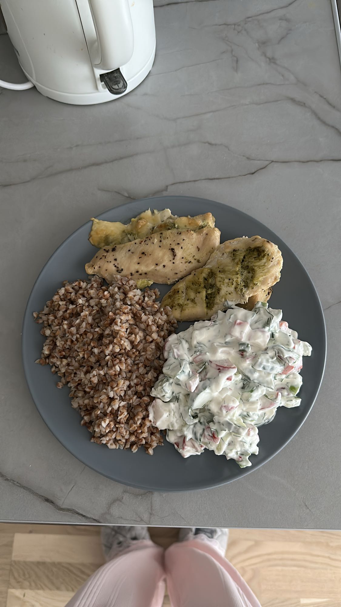 Курица с гречкой