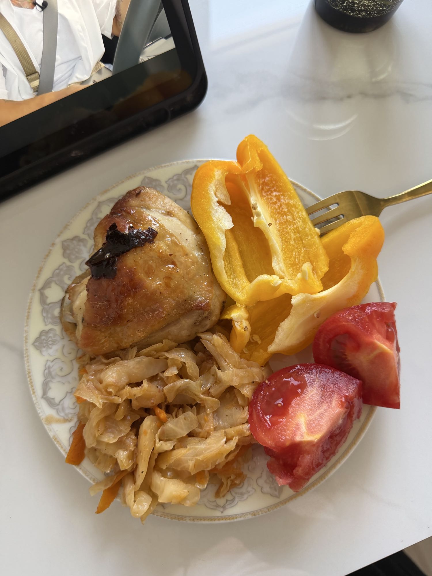 Курица с овощами