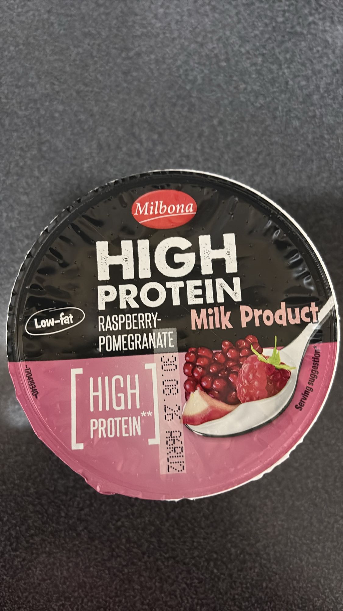 Proteinyoghurt bringebær