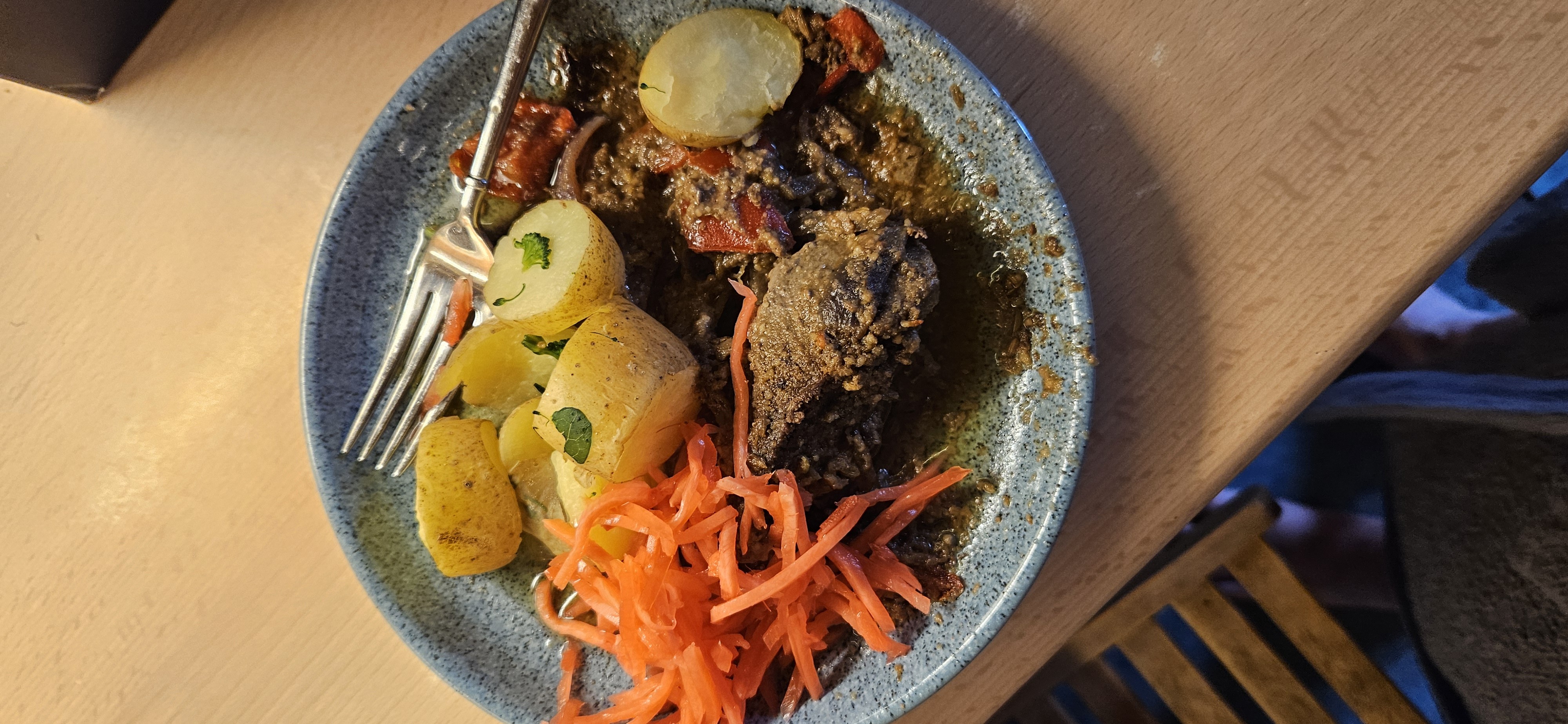 Pig Liver Potatoes Plate