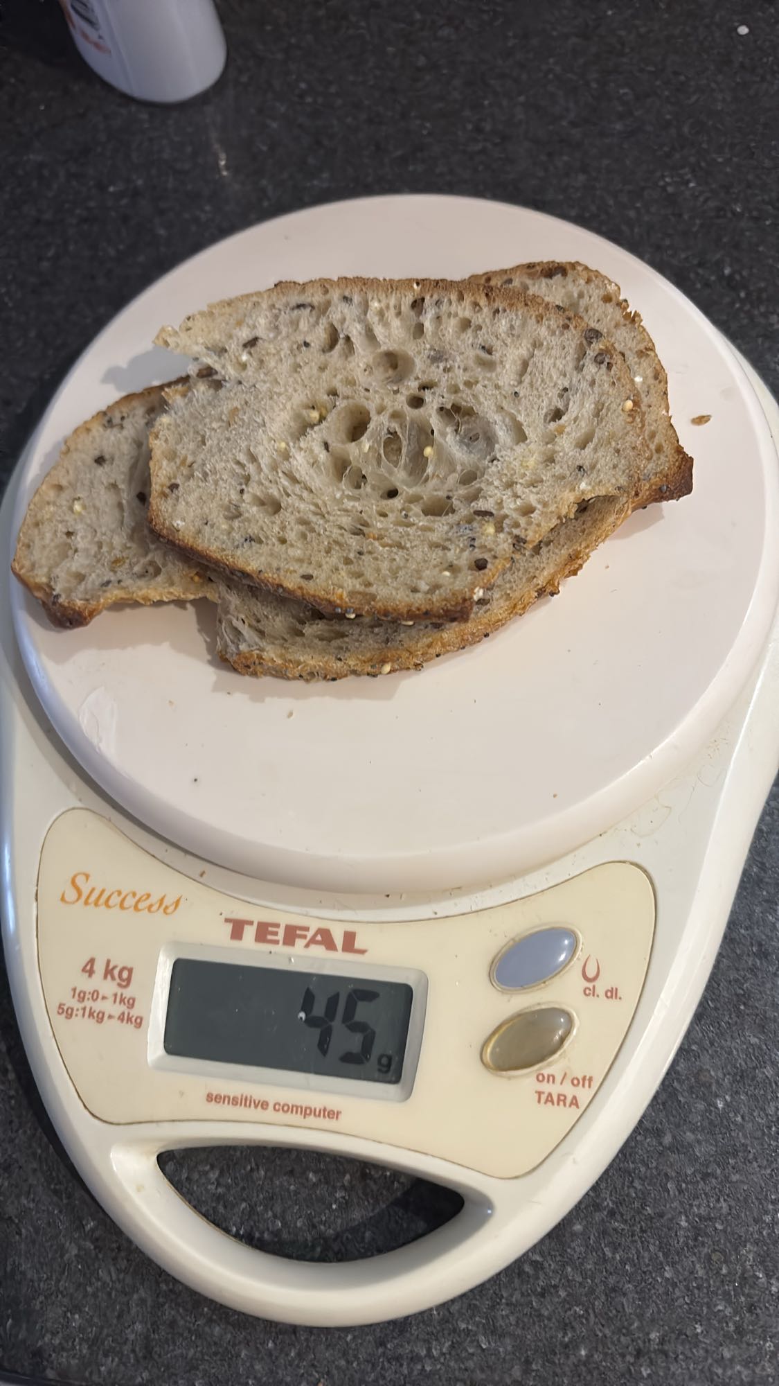 Tranches de pain aux graines