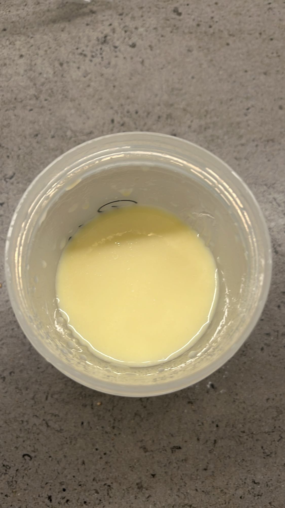 Bananslimshake med vatten