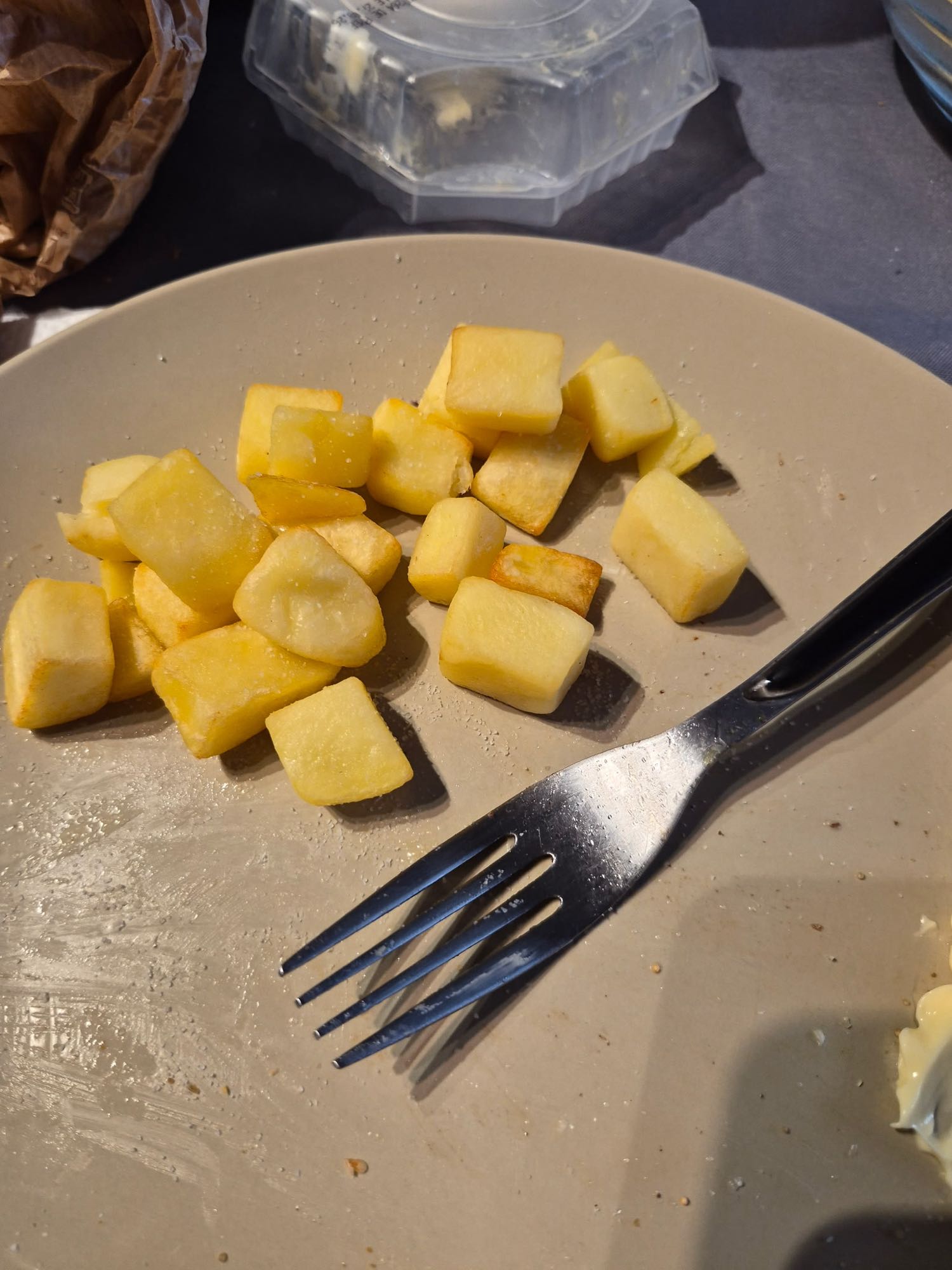 Morceaux de pomme de terre