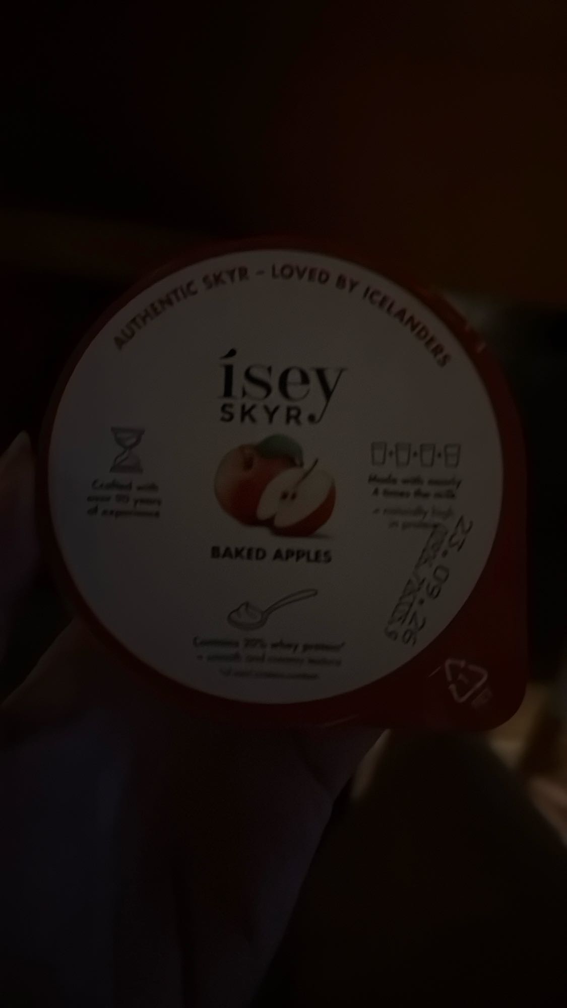 Skyr met gebakken appel