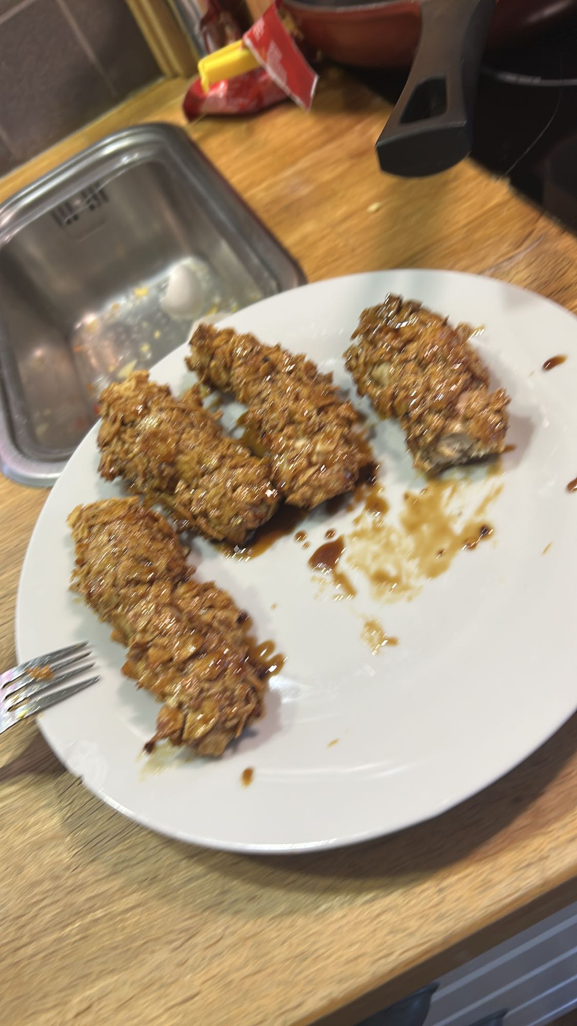 Panerade kycklingbitar