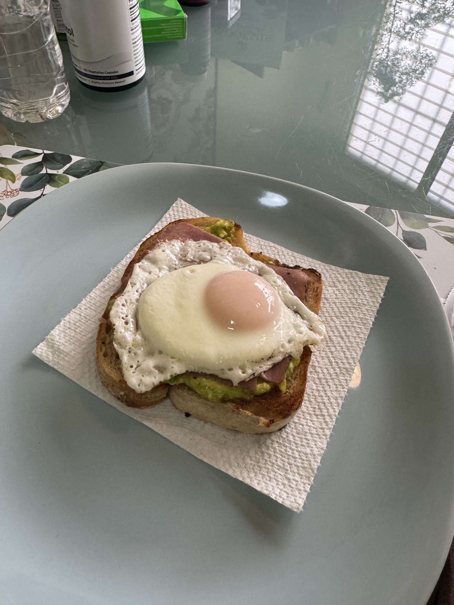 tostada con huevo