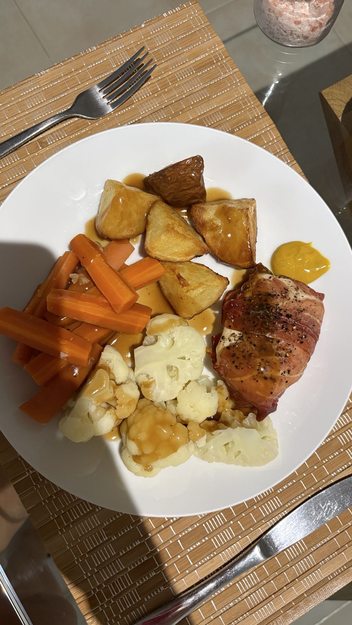 Chicken Veg Roast Plate