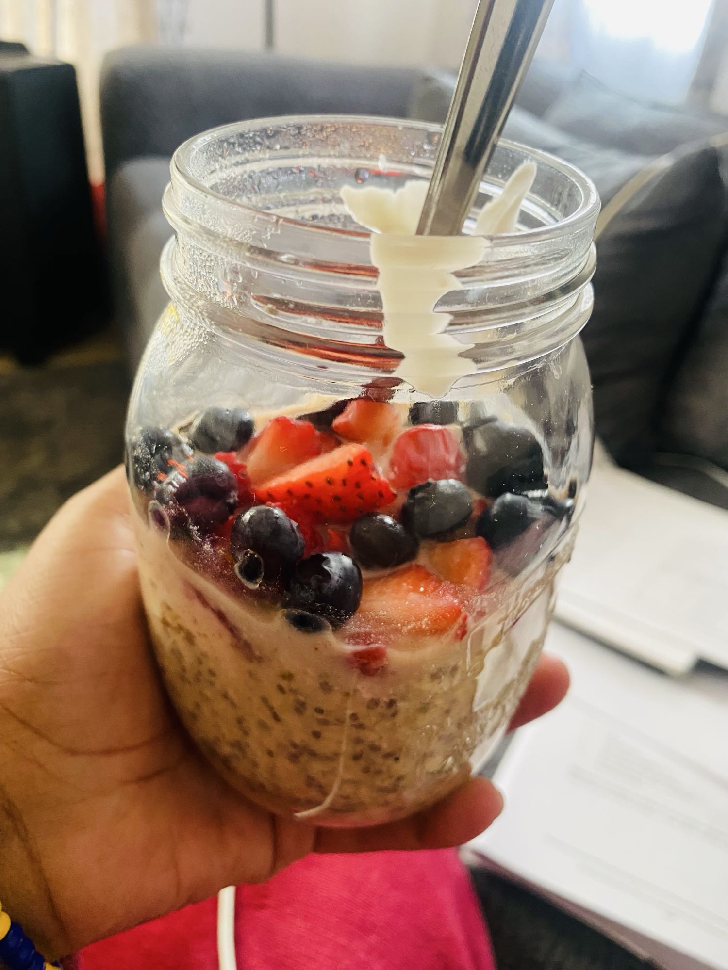 Berry Chia Yogurt Jar