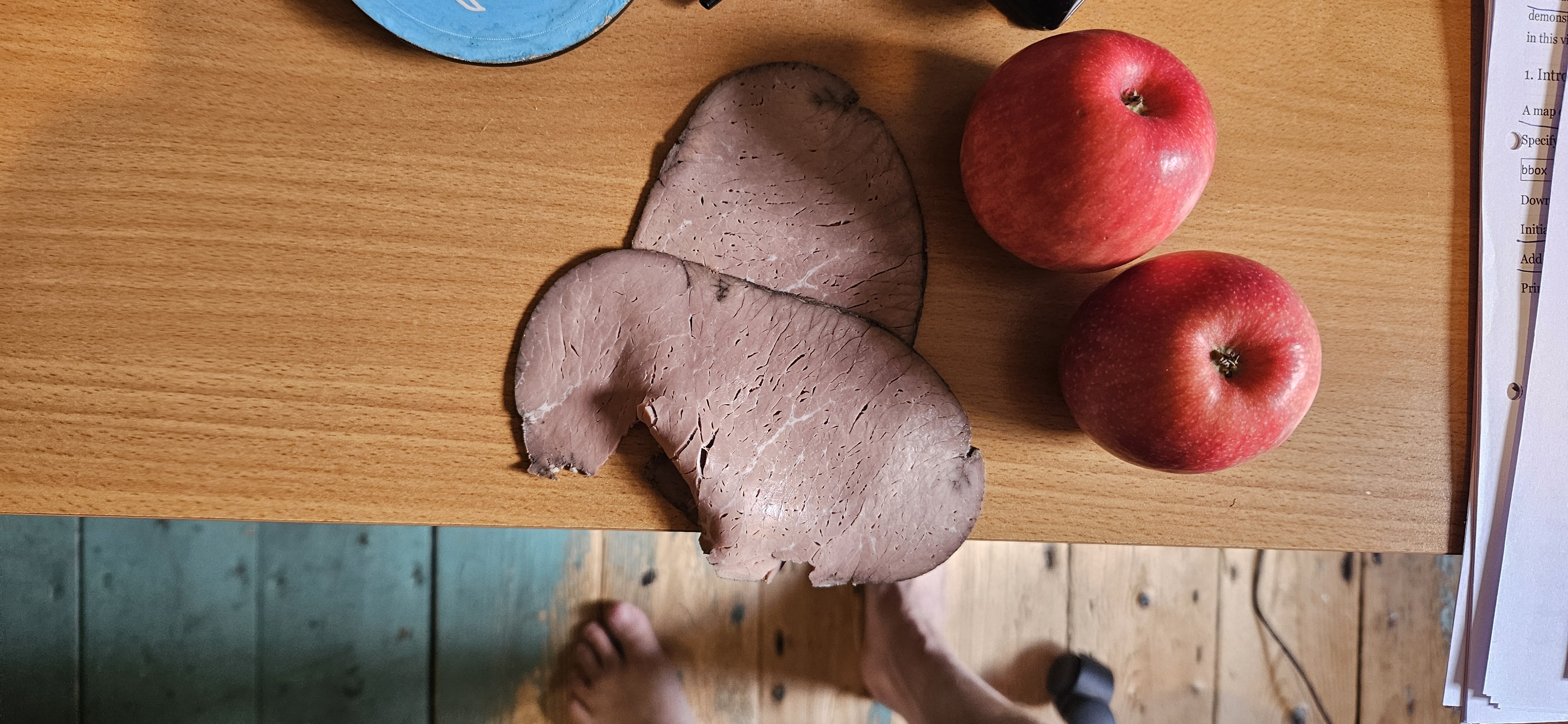 Roast Beef and Apples